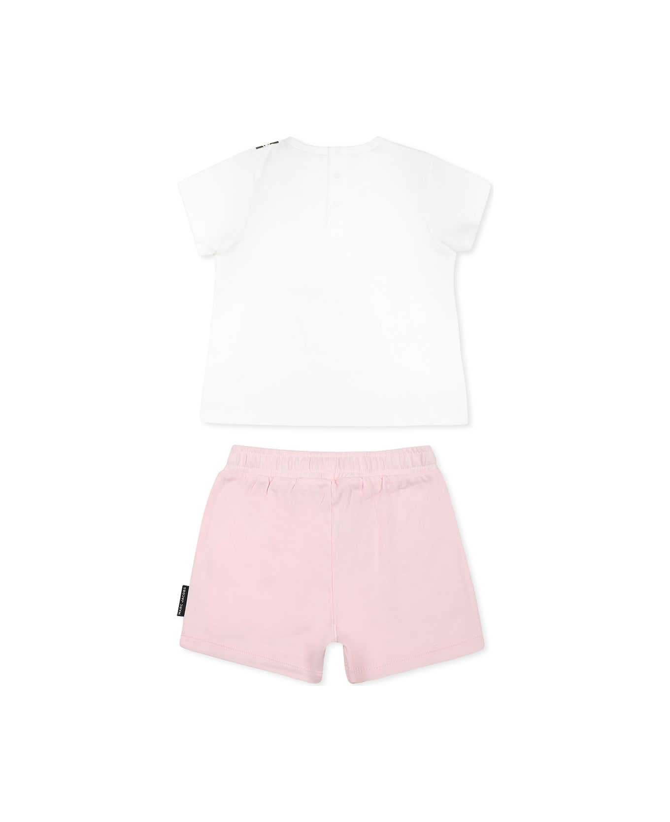 Marc Jacobs Multicolor Suit For Baby Girl With Bag Print - Multicolor