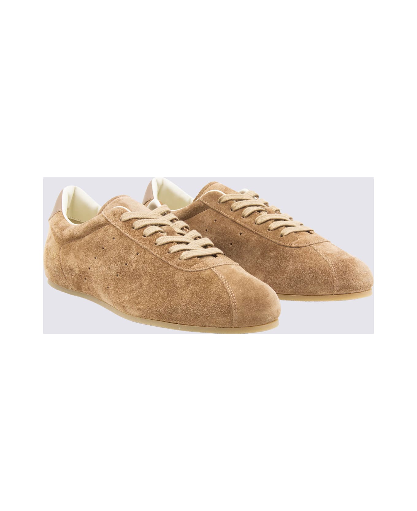 Common Projects Taupe Leather Sneakers - NEUTRALS