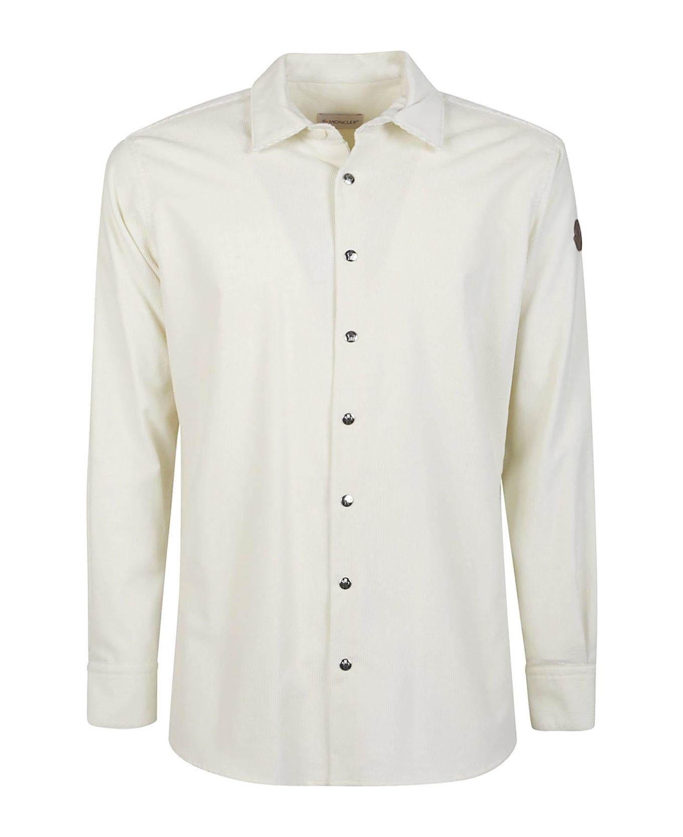 Moncler Long-sleeved Corduroy Shirt - White シャツ