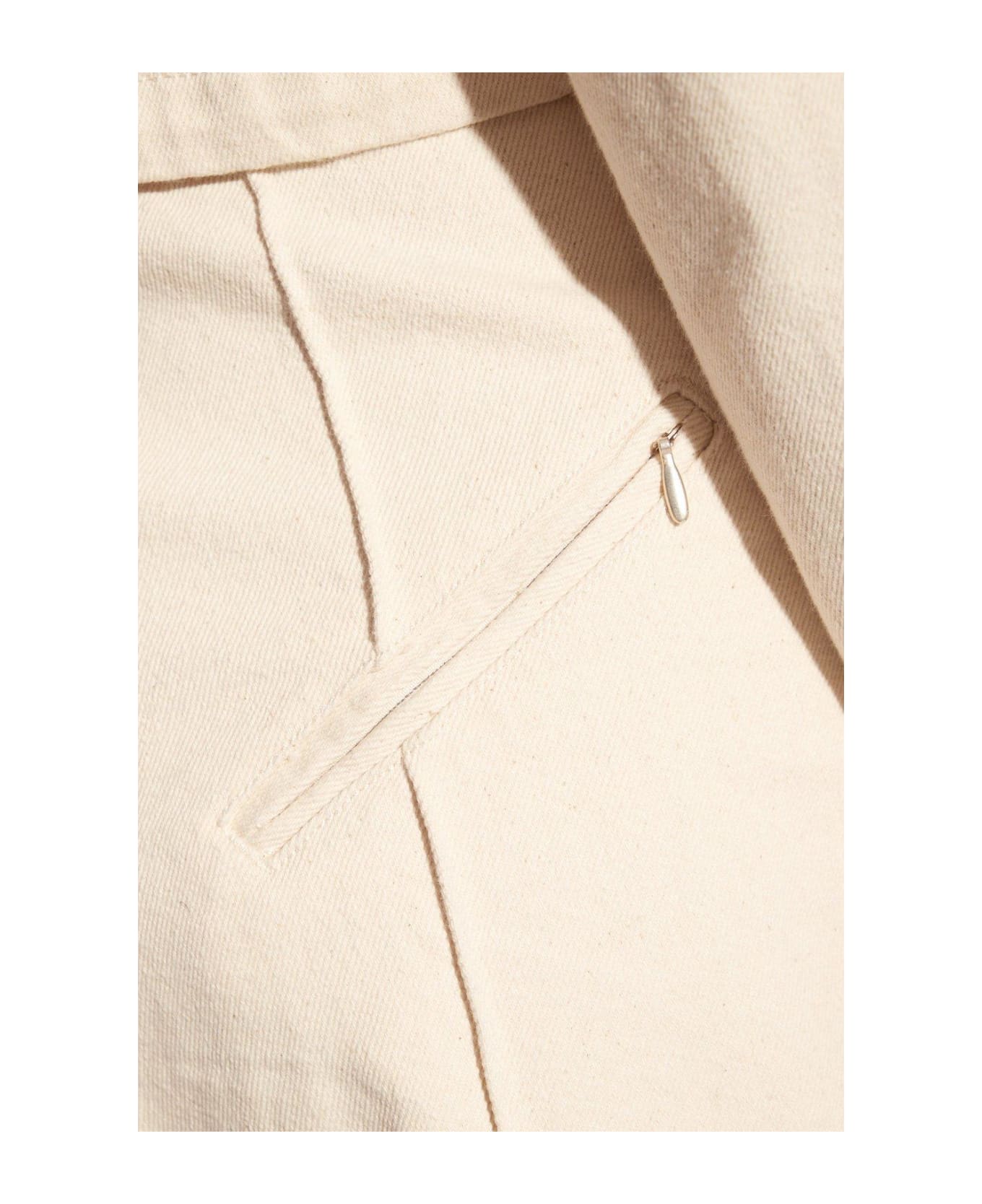 Adidas Originals Montreal Wide-leg Seam Detailed Jeans - Natden