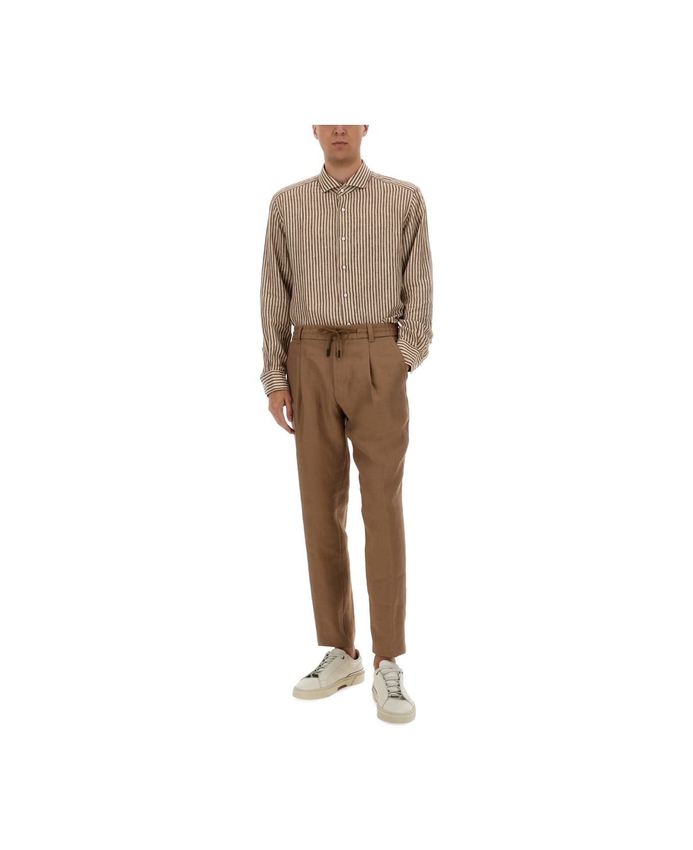 Hugo Boss Shirt "l-josh-spreadw-c-252" - BROWN