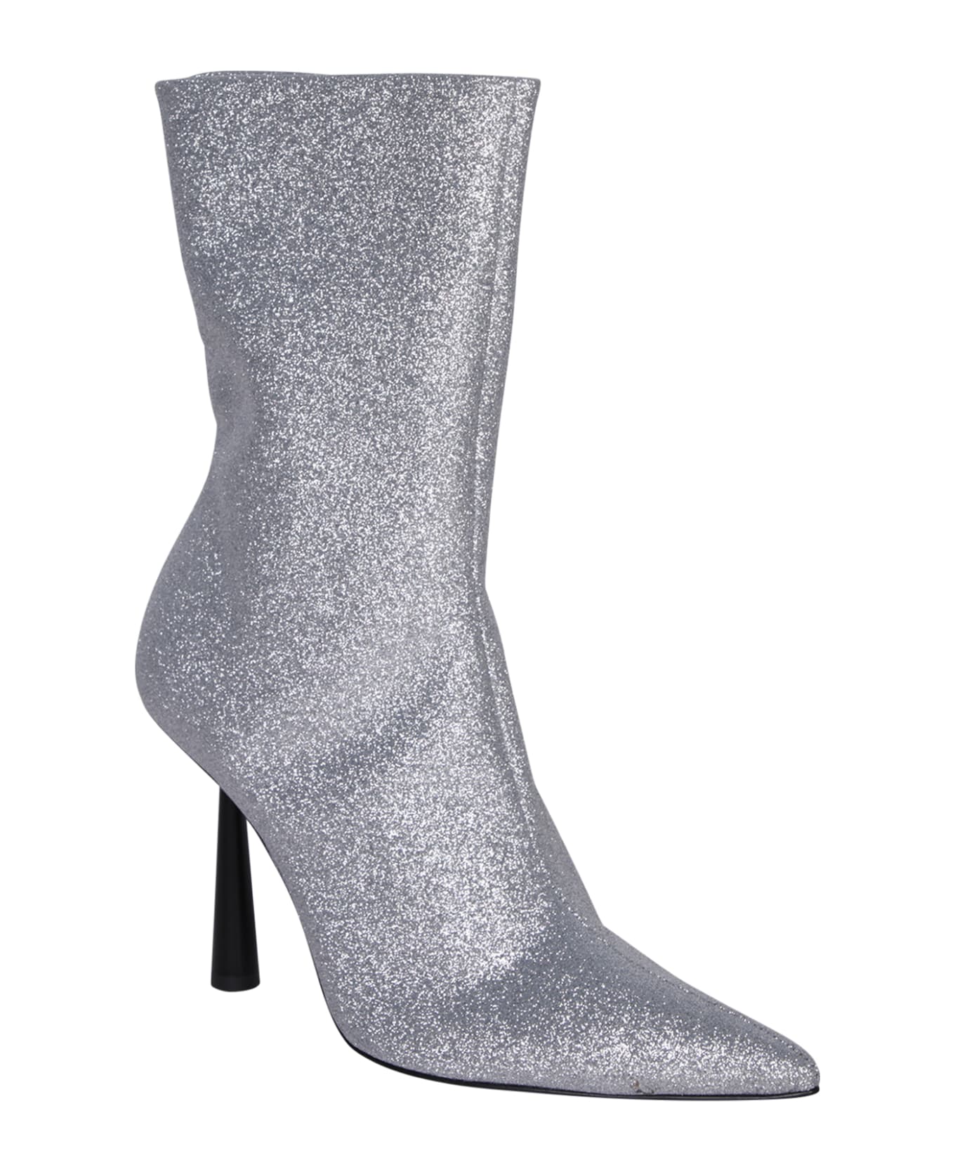 GIA BORGHINI Rosie 7 Glitter Ankle Boots - Metallic