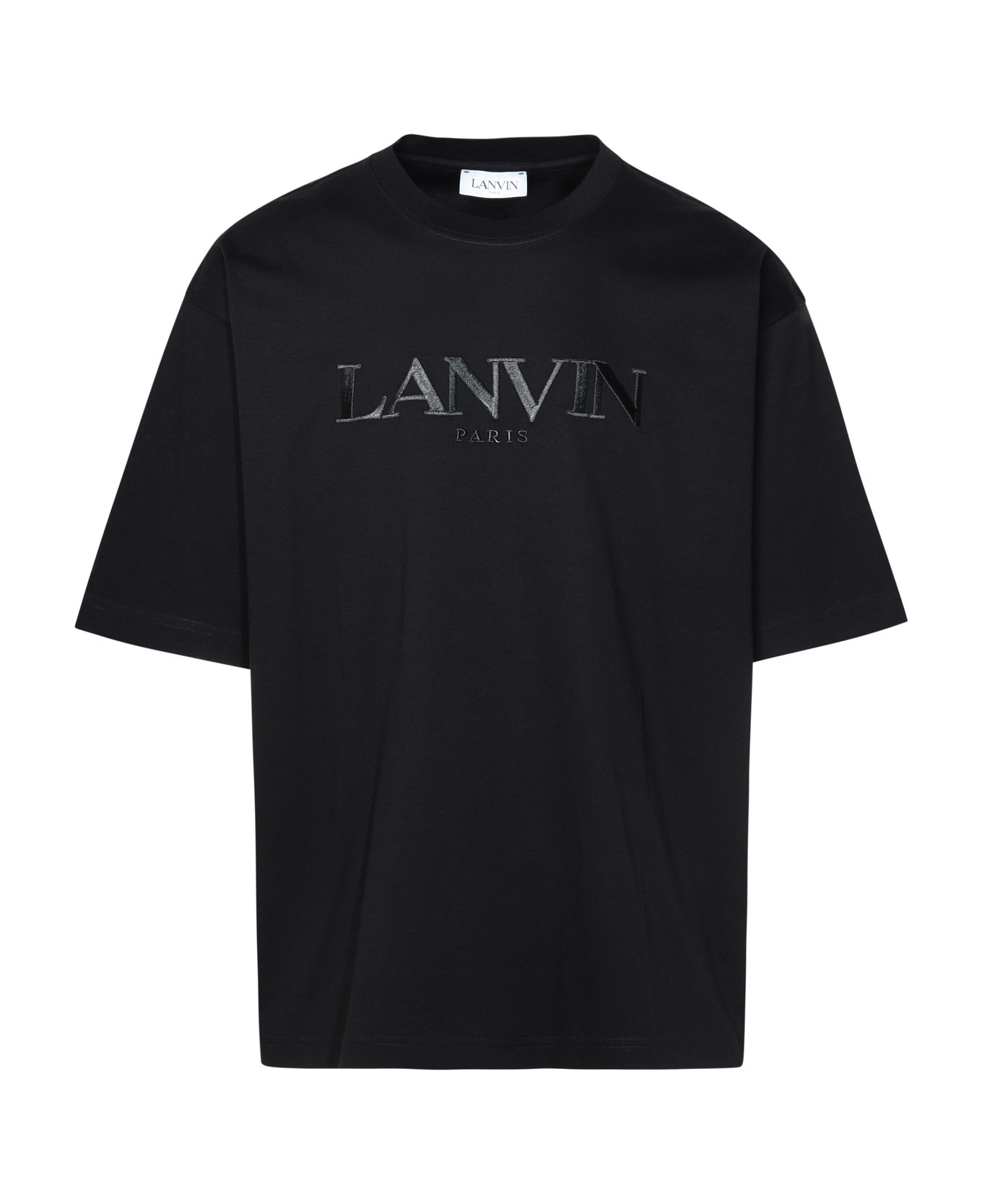Lanvin Black Cotton T-shirt - BLACK