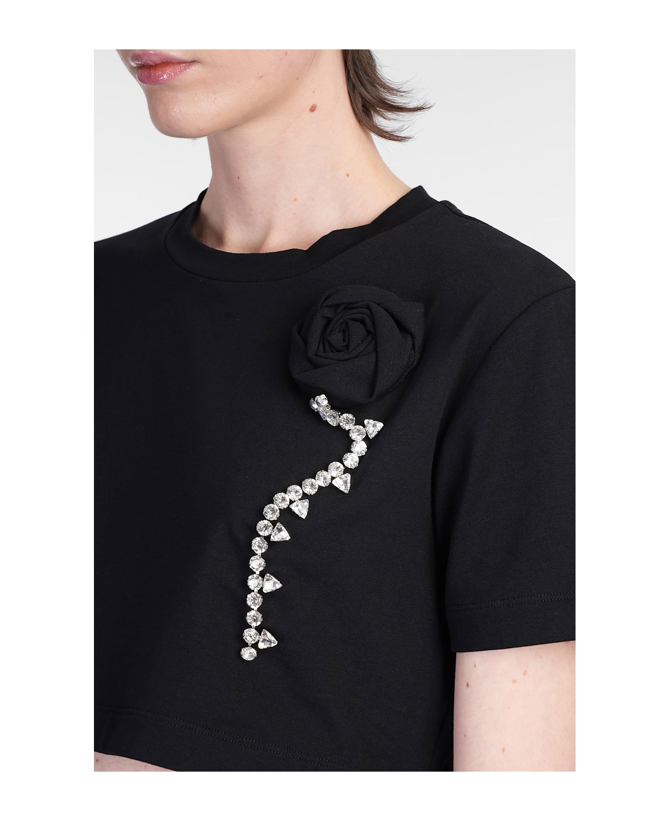 AREA T-shirt In Black Cotton - black