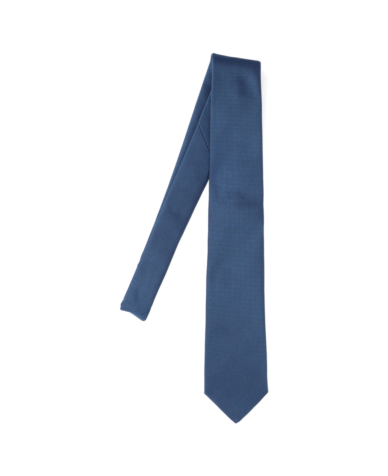 Altea Checked Tie - Blue