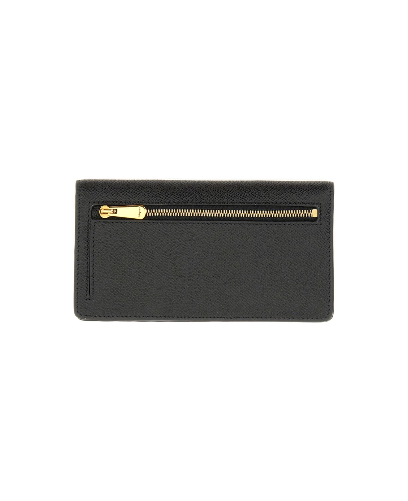 Ferragamo Gancini Wallet - BLACK