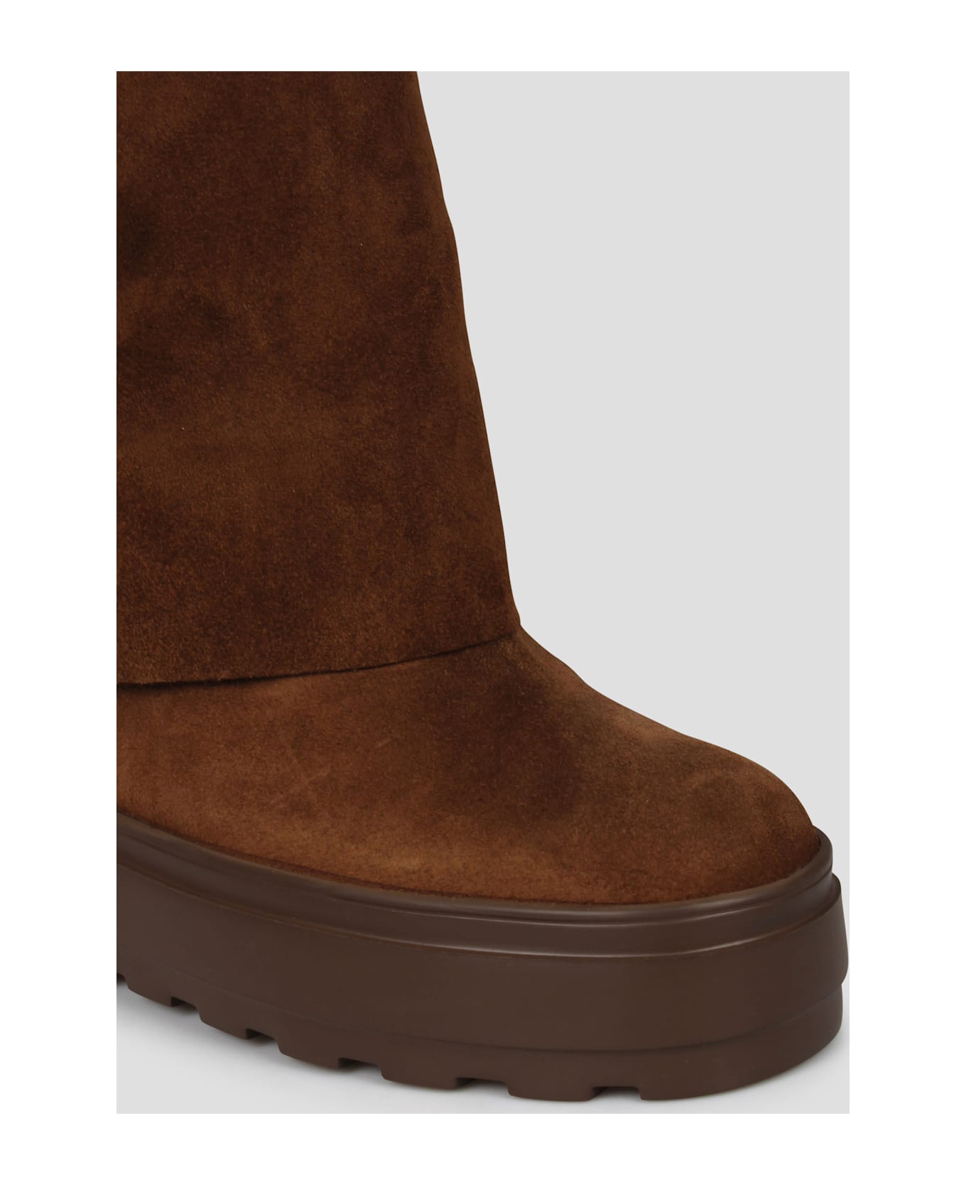 Casadei New Double Face Suede Boots - Brown