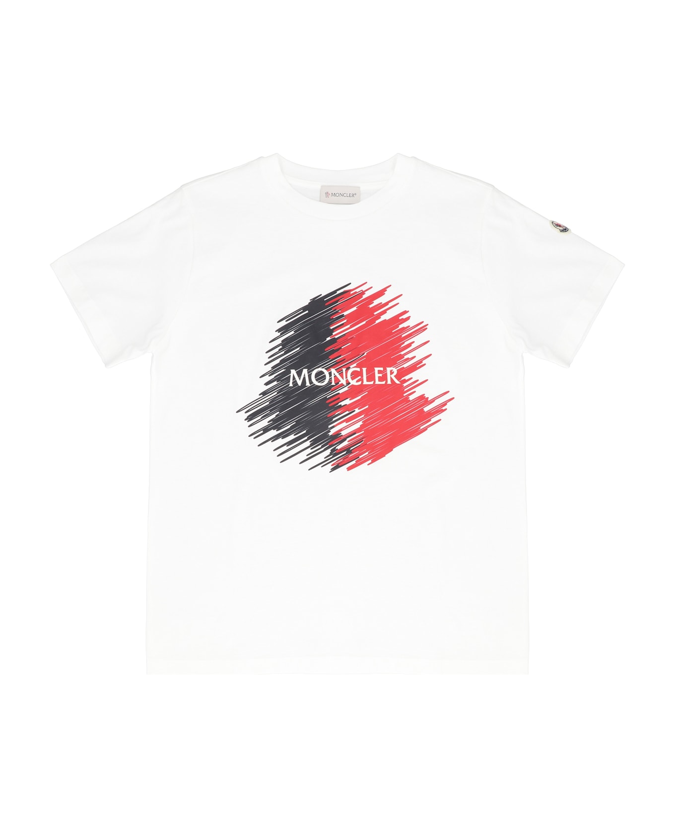 Moncler Cotton Crew-neck T-shirt - White