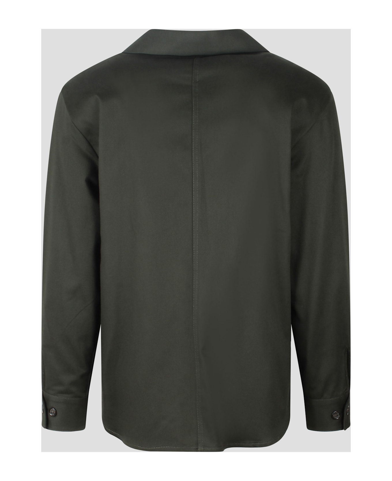 Paolo Pecora Single-breasted Shirt Jacket - Green