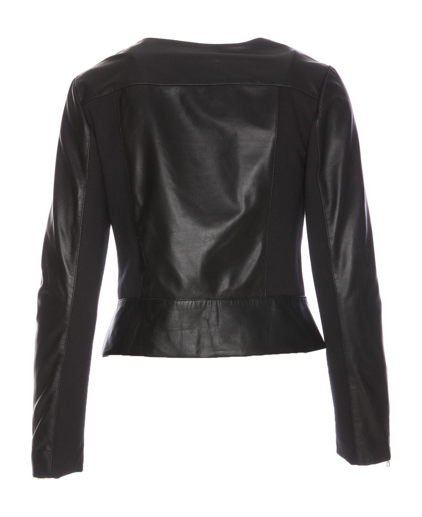 Liu-Jo Leather Jacket - Black