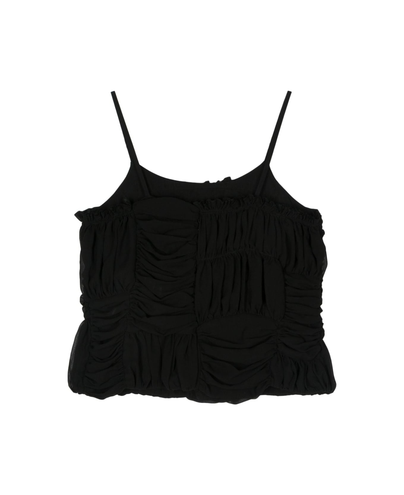 Comme des Garçons Ruffled Top - Black