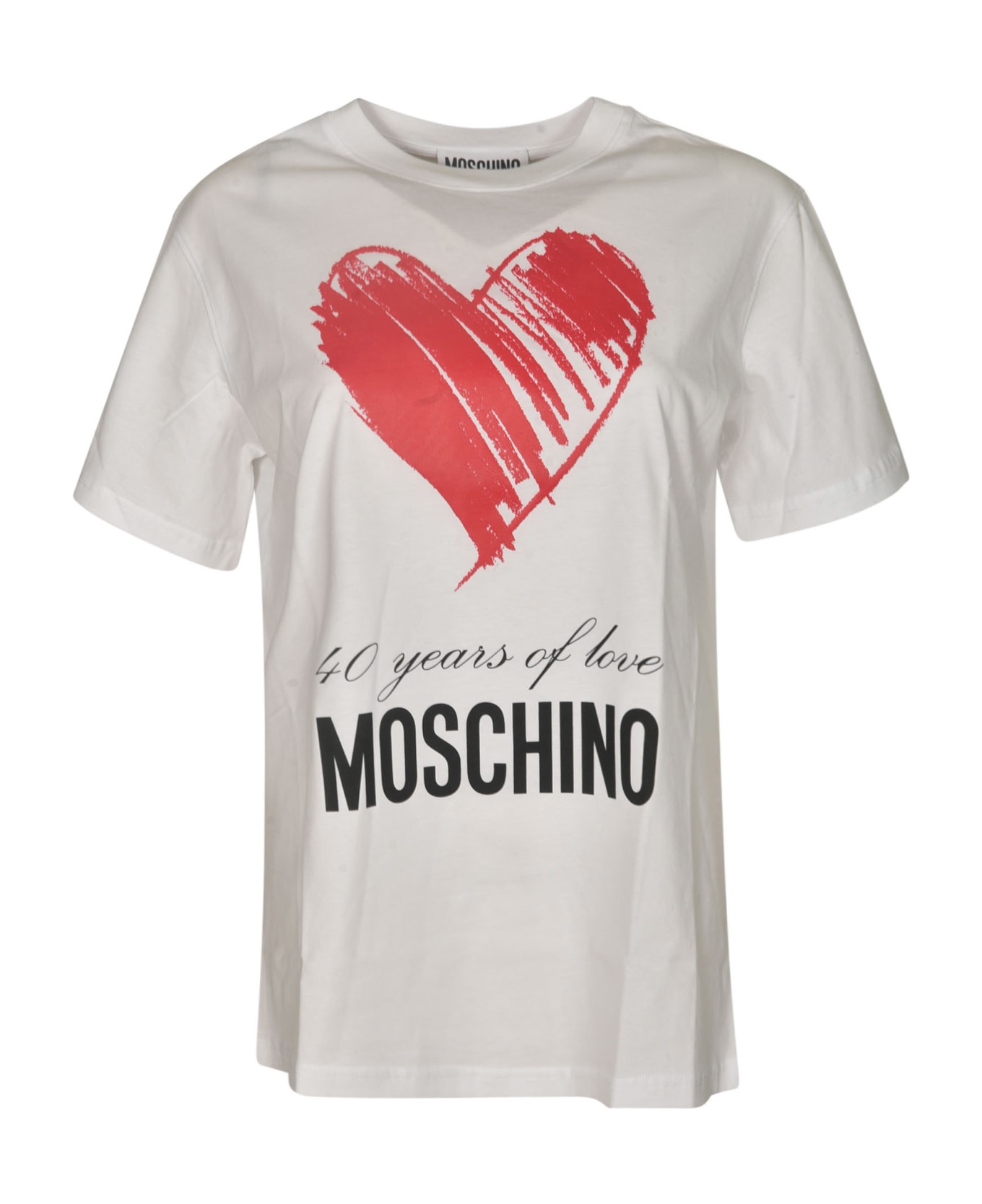 Moschino 60 Years Of Love T-shirt - White Tシャツ