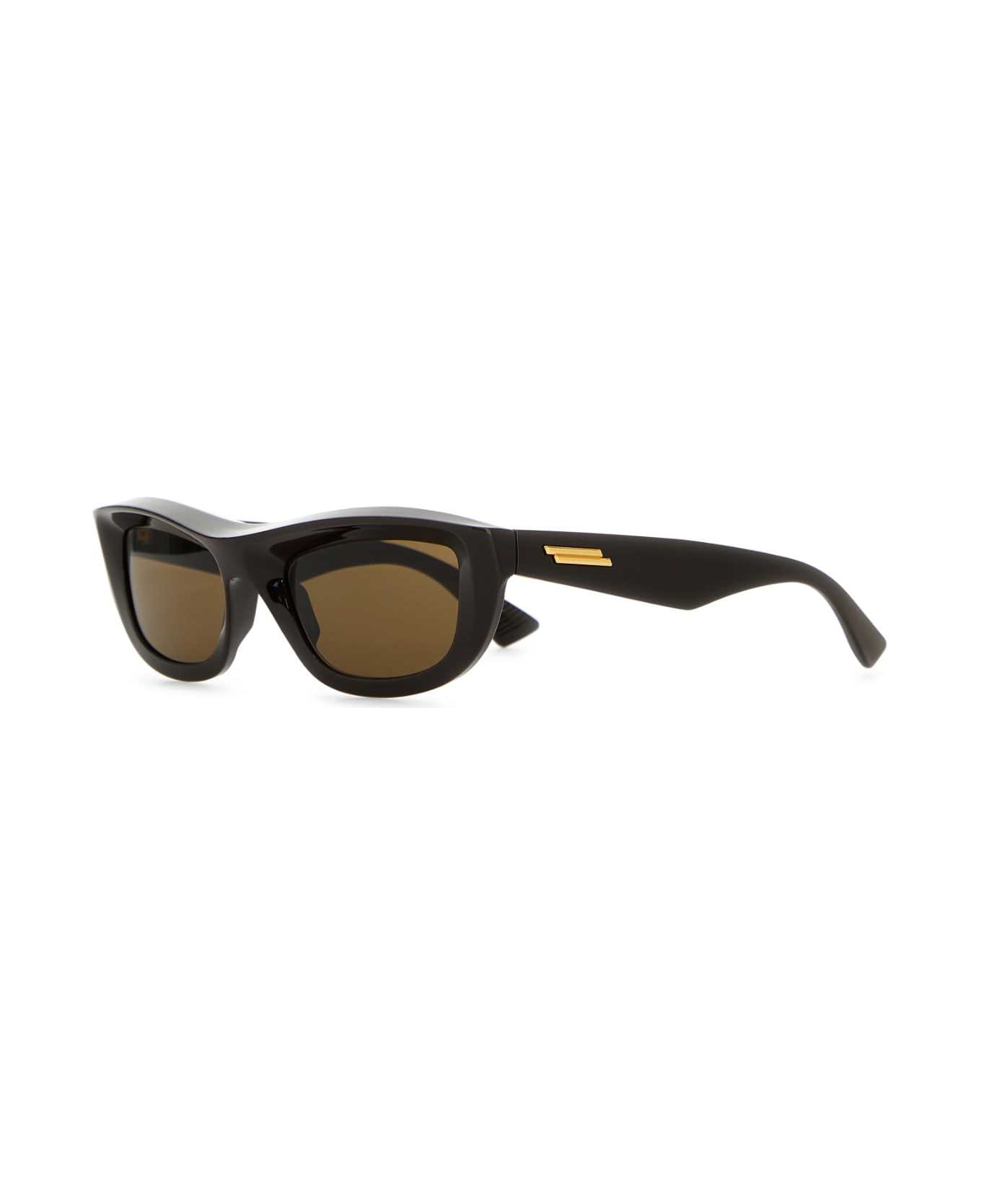 Bottega Veneta Dark Brown Acetate Sunglasses - 1033