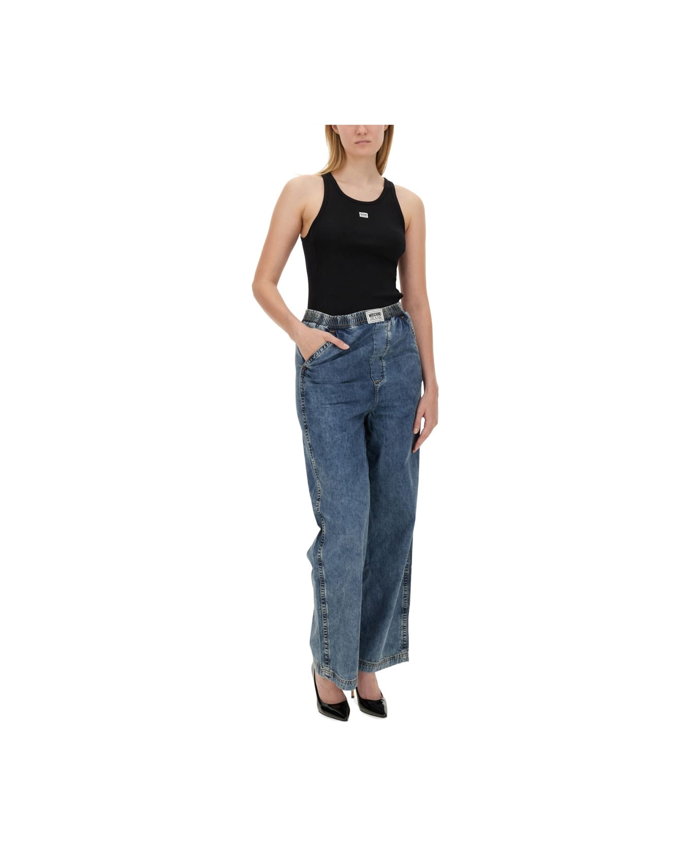 M05CH1N0 Jeans Jeans Wide Leg - DENIM