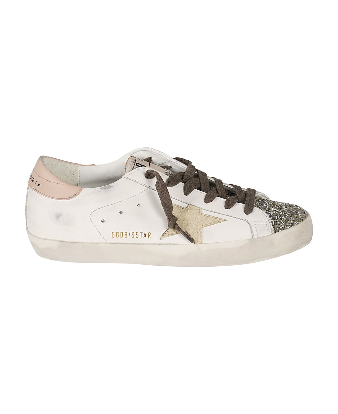 Golden Goose Super-star Classic Sneakers - White/Platinum/Yellow