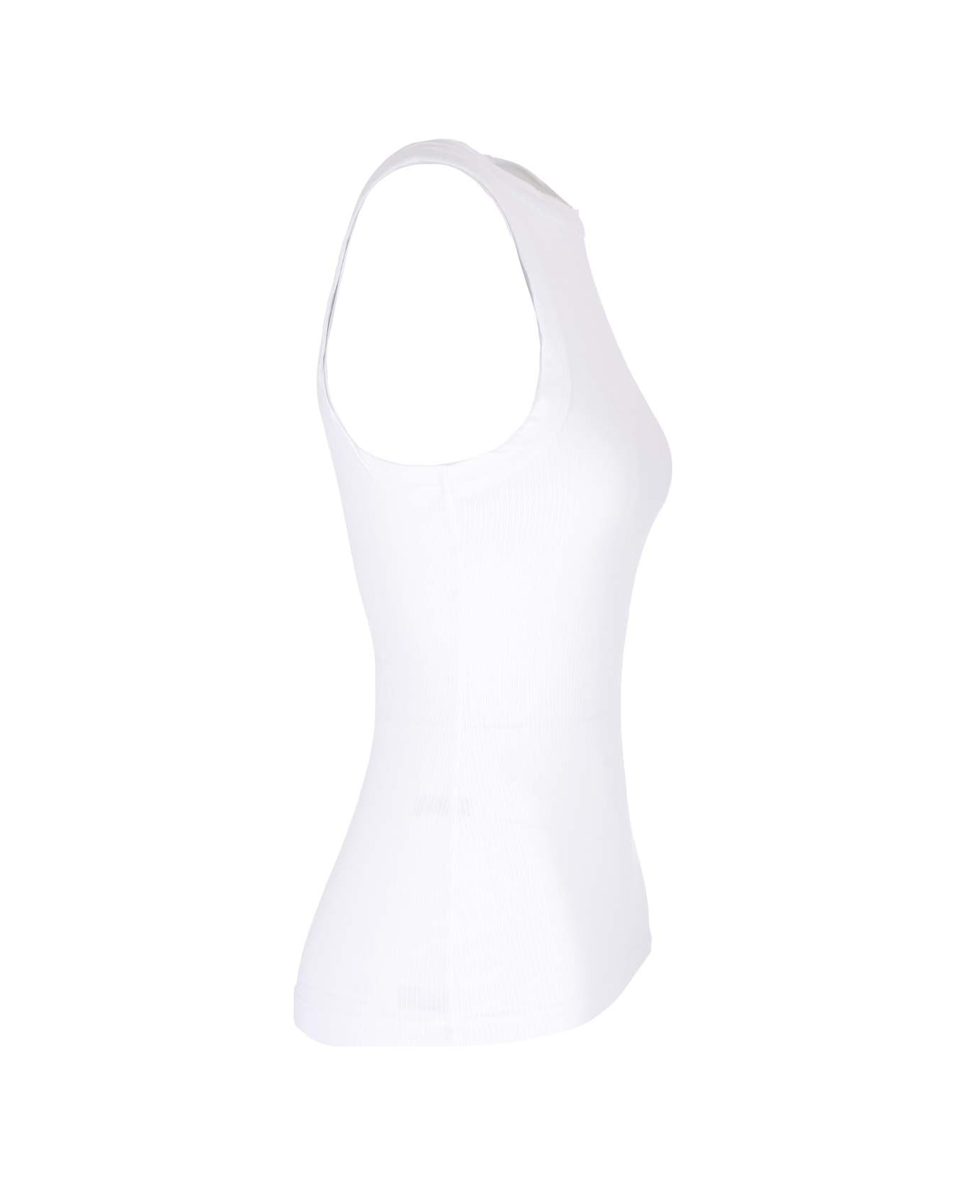 James Perse Ribbed Tank Top - White