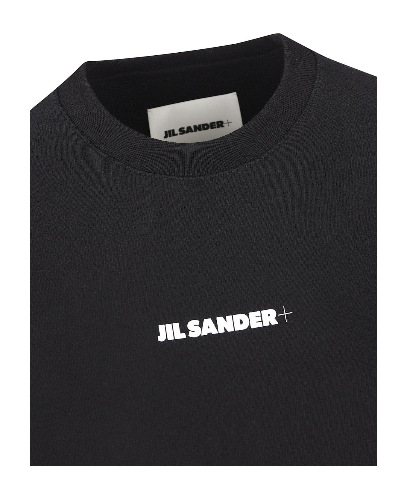 Jil Sander + Logo Sweatshirt - Black