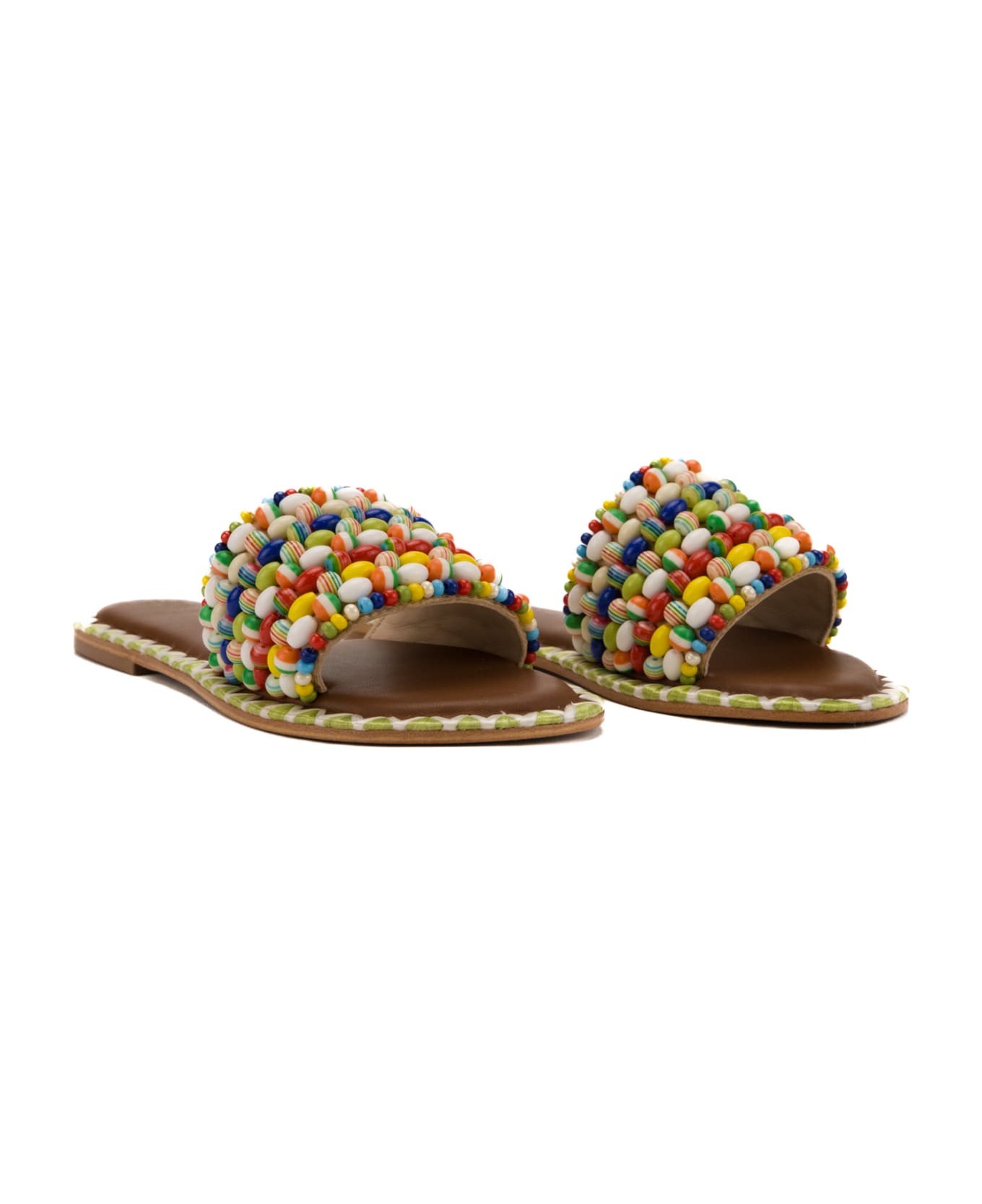 De Siena Belinda Sandals With Beads - Multicolor サンダル