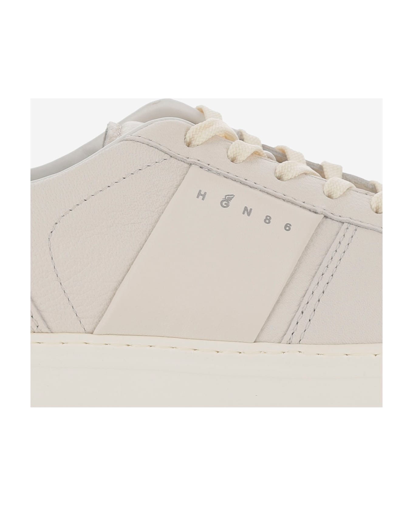 Hogan H-tv Leather Sneakers - White