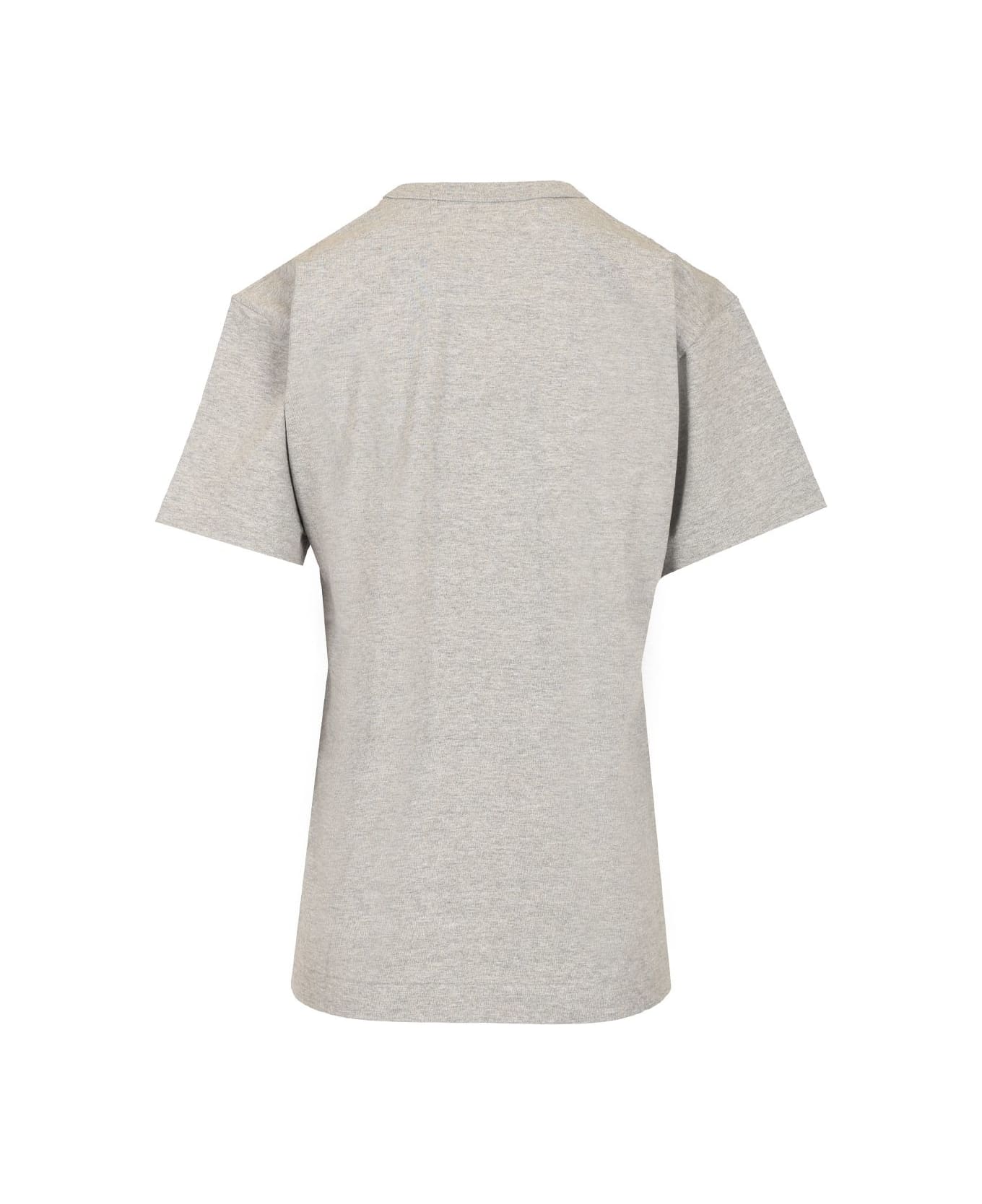 Comme des Garçons Play Multi Hearts T-shirt - Grey