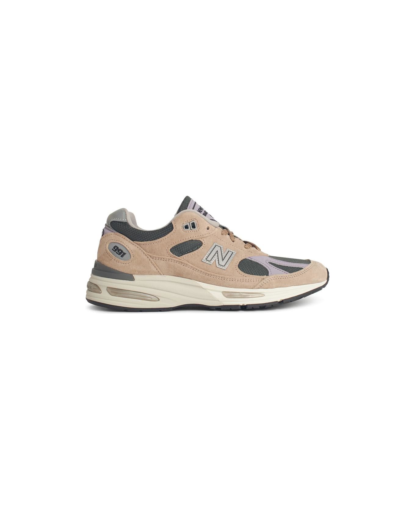 New Balance 
991
 Beige Suede Blend Sneakers - Beige