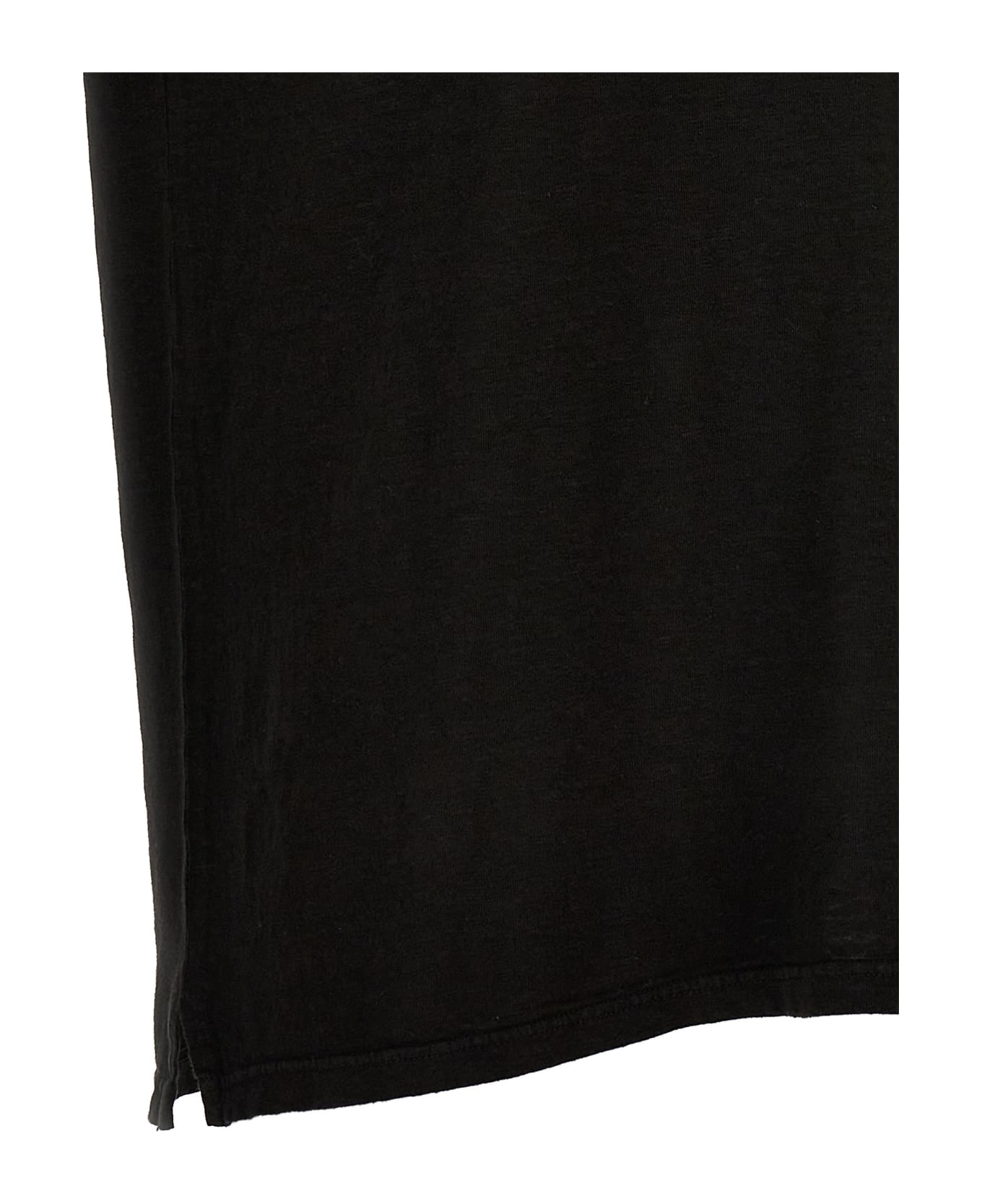 Ma'ry'ya Linen T-shirt - Black   シャツ
