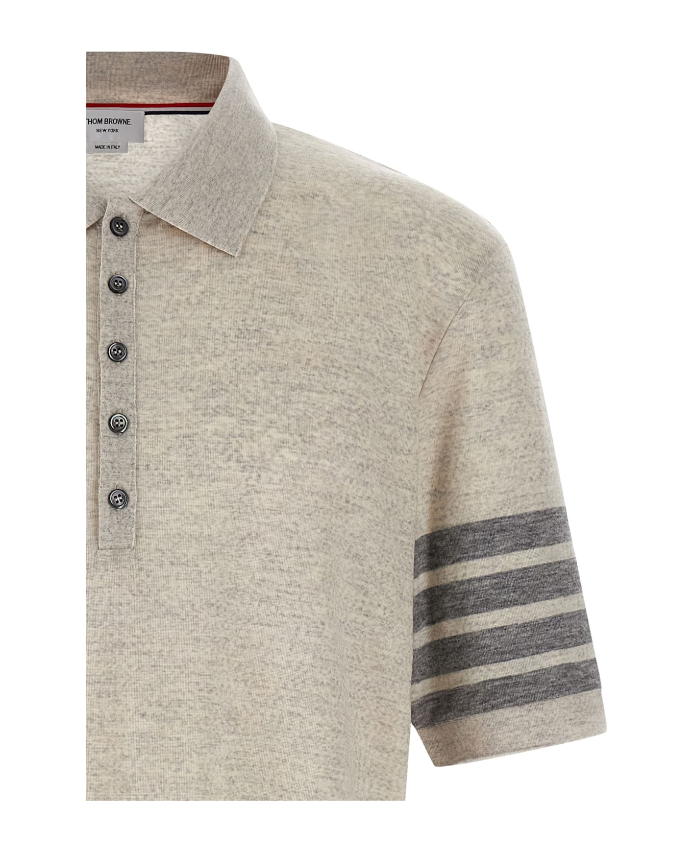 Thom Browne 
4bar
 Polo Shirt - Gray