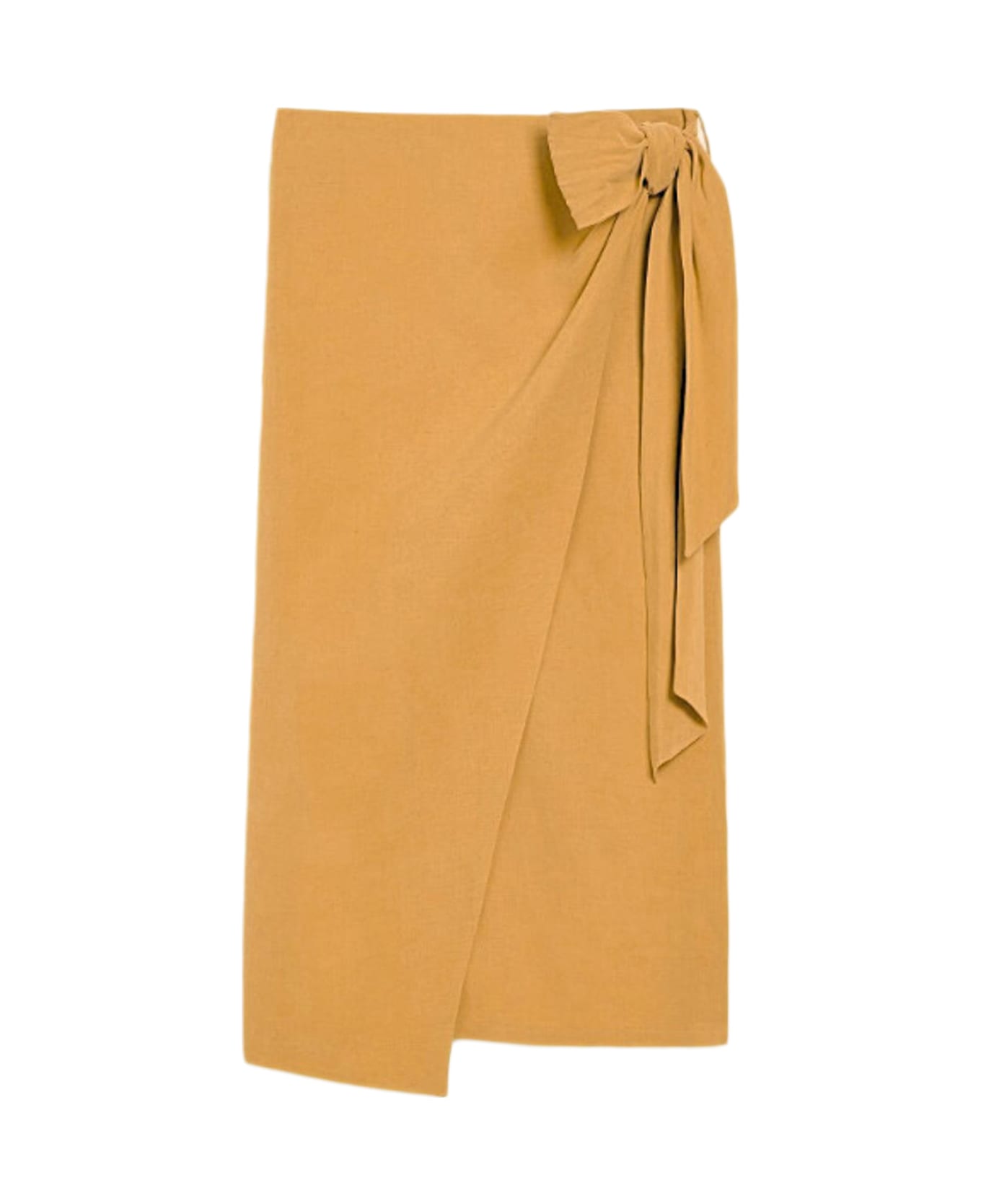 Max Mara ''tequila'' Skirt - Leather Brown