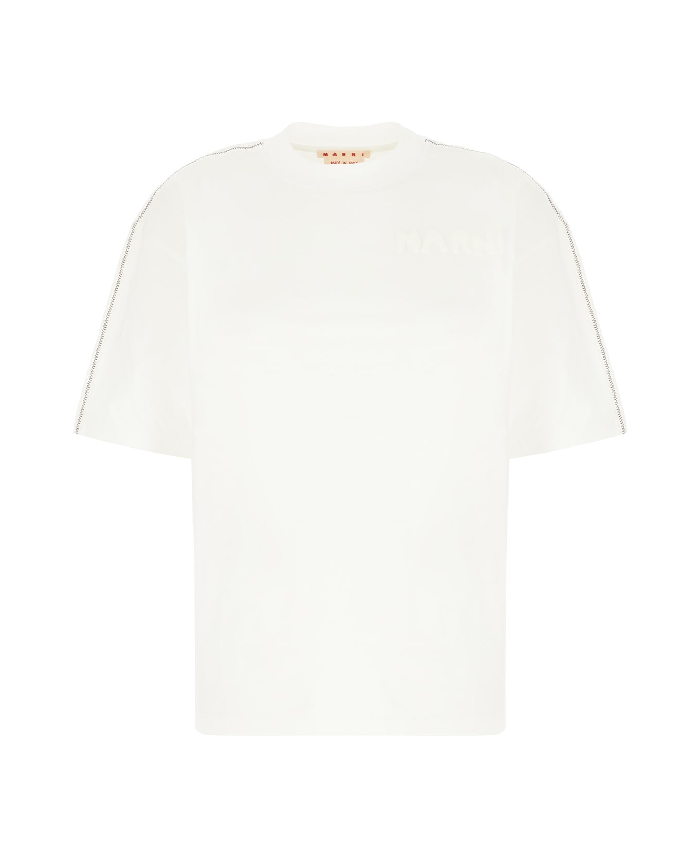 【関税&送料込】Marni White Cotton Oversize T-Shirt Marni White Cotton Oversize T-shirt | italist