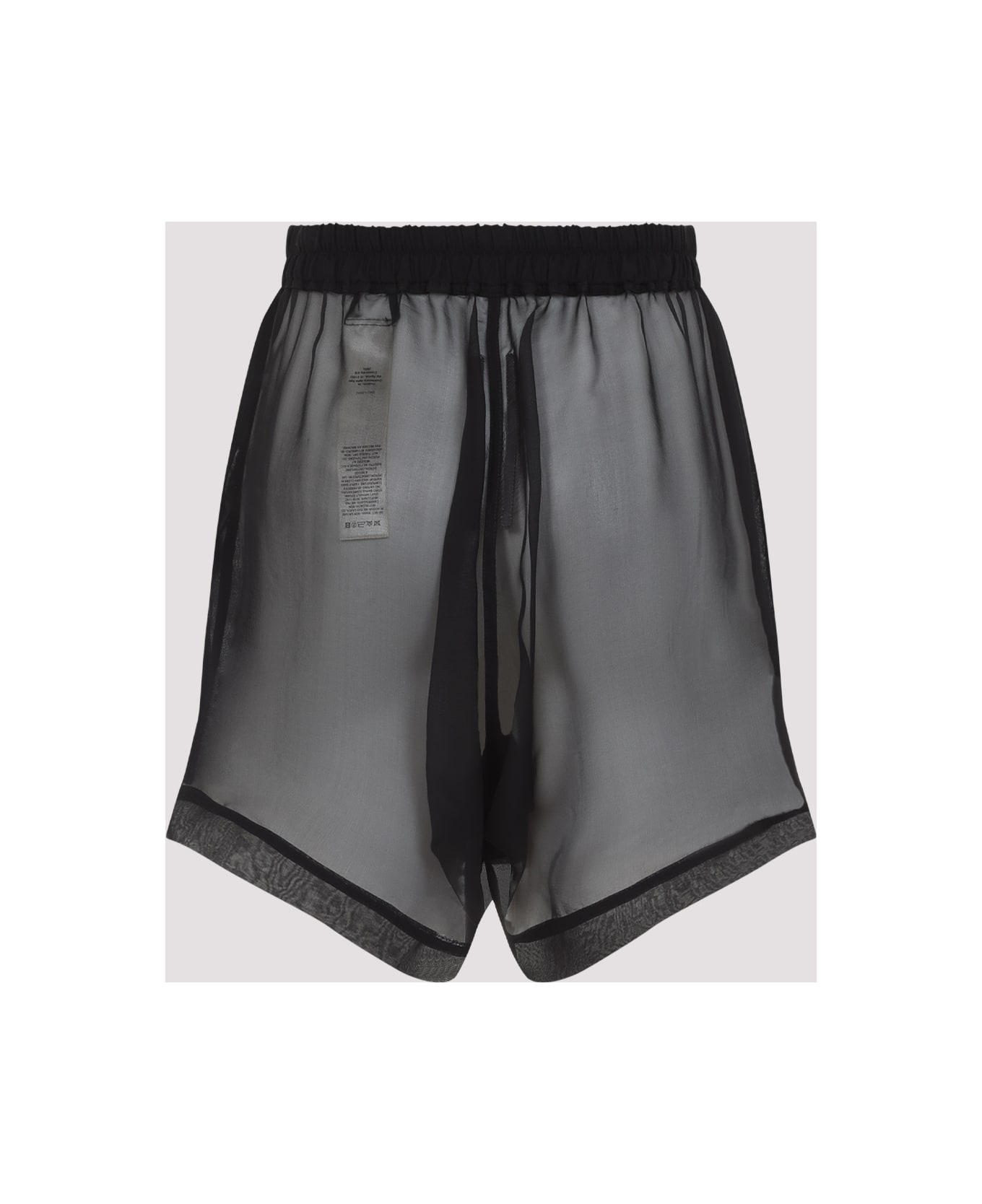Rick Owens Silk Shorts - Black