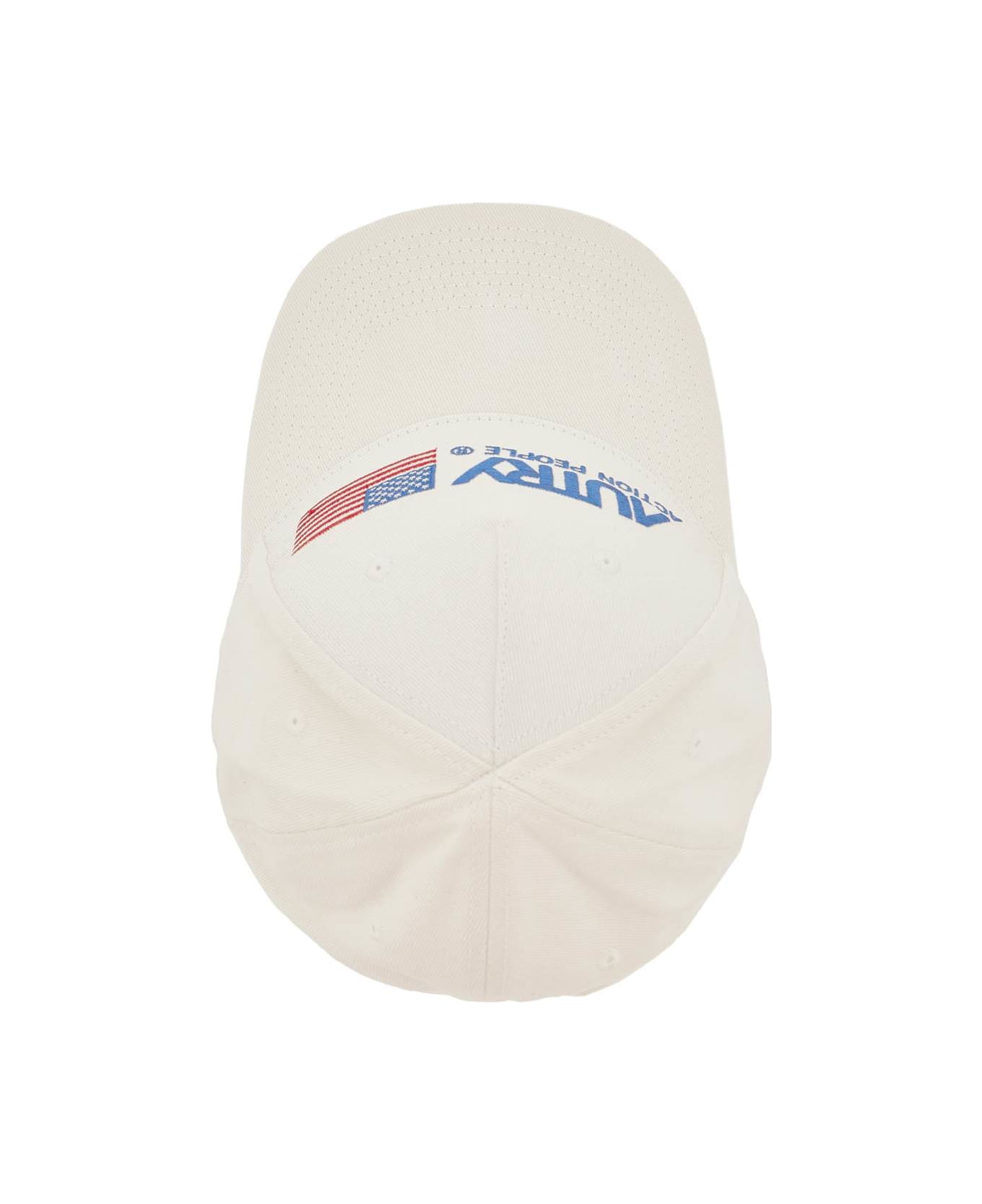 Autry 'iconic Logo' Baseball Cap - WHITE (White)