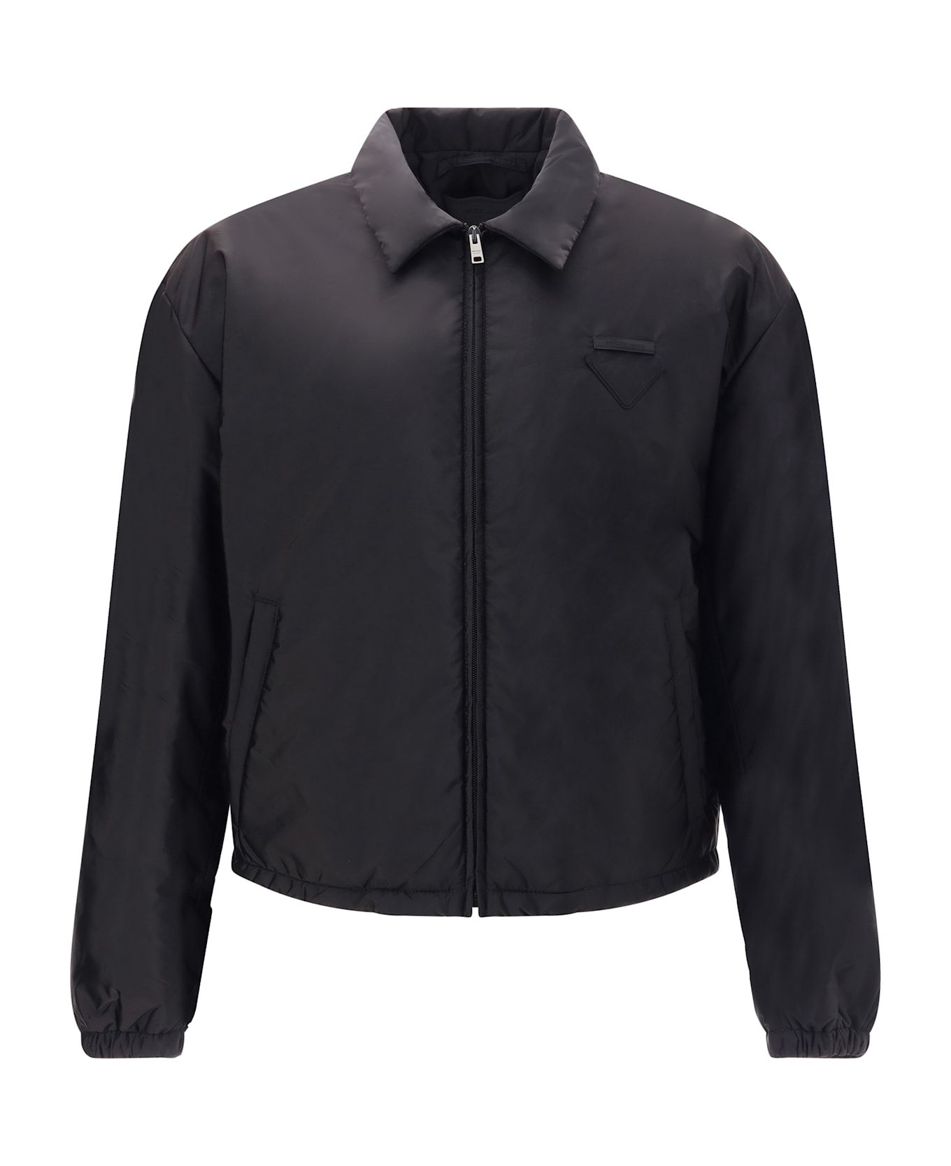 Prada Re-nylon Bomber Jacket - Black