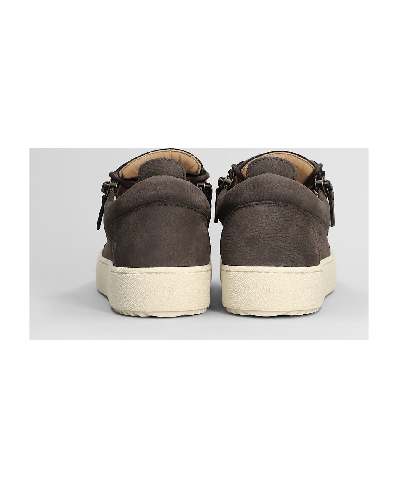 Giuseppe Zanotti Gz94 Sneakers In Brown Suede - brown