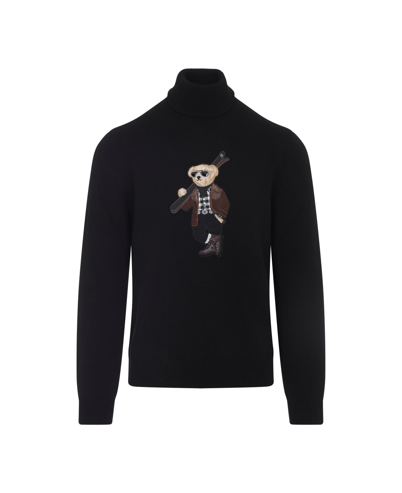 Ralph Lauren Bear Long Sleeve Pullover - Classic Black