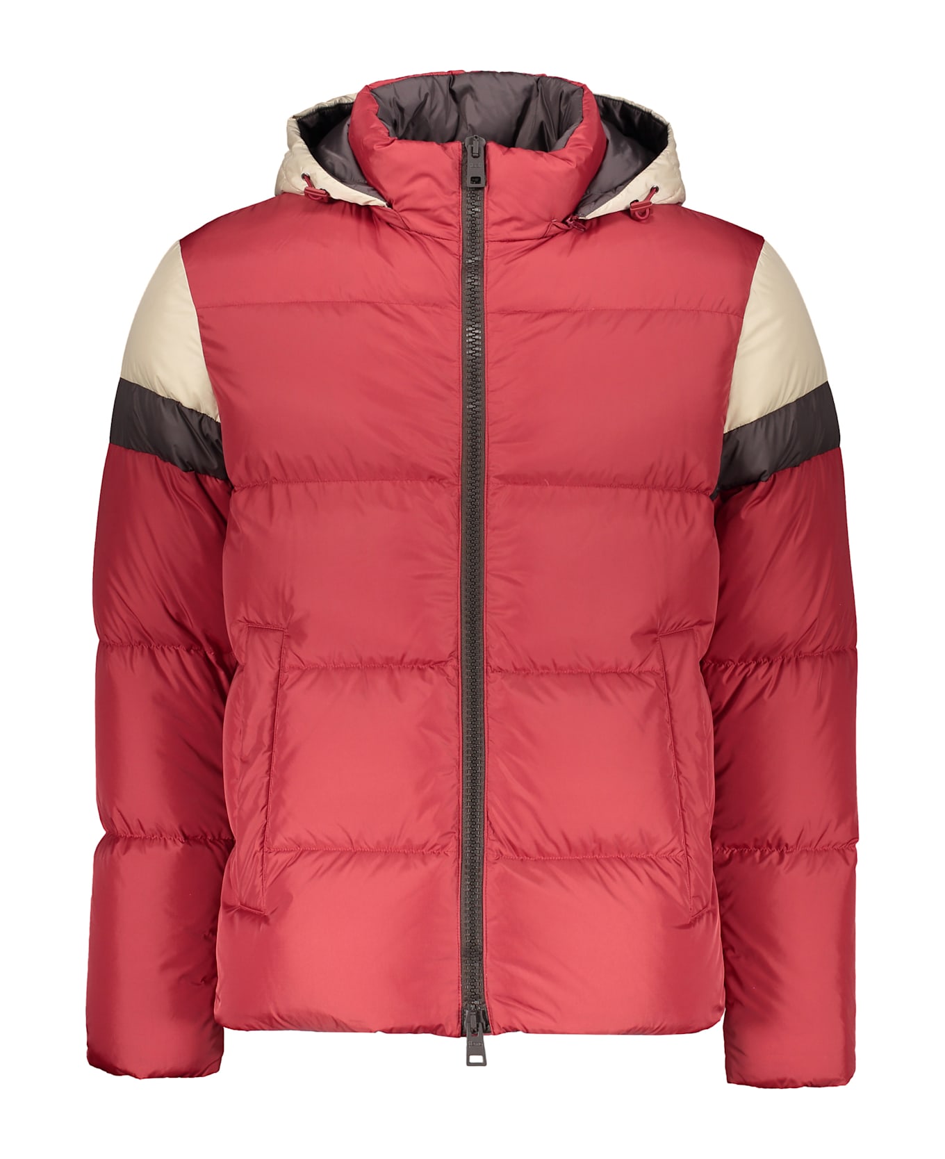 Herno Hooded Down Jacket - Burgundy