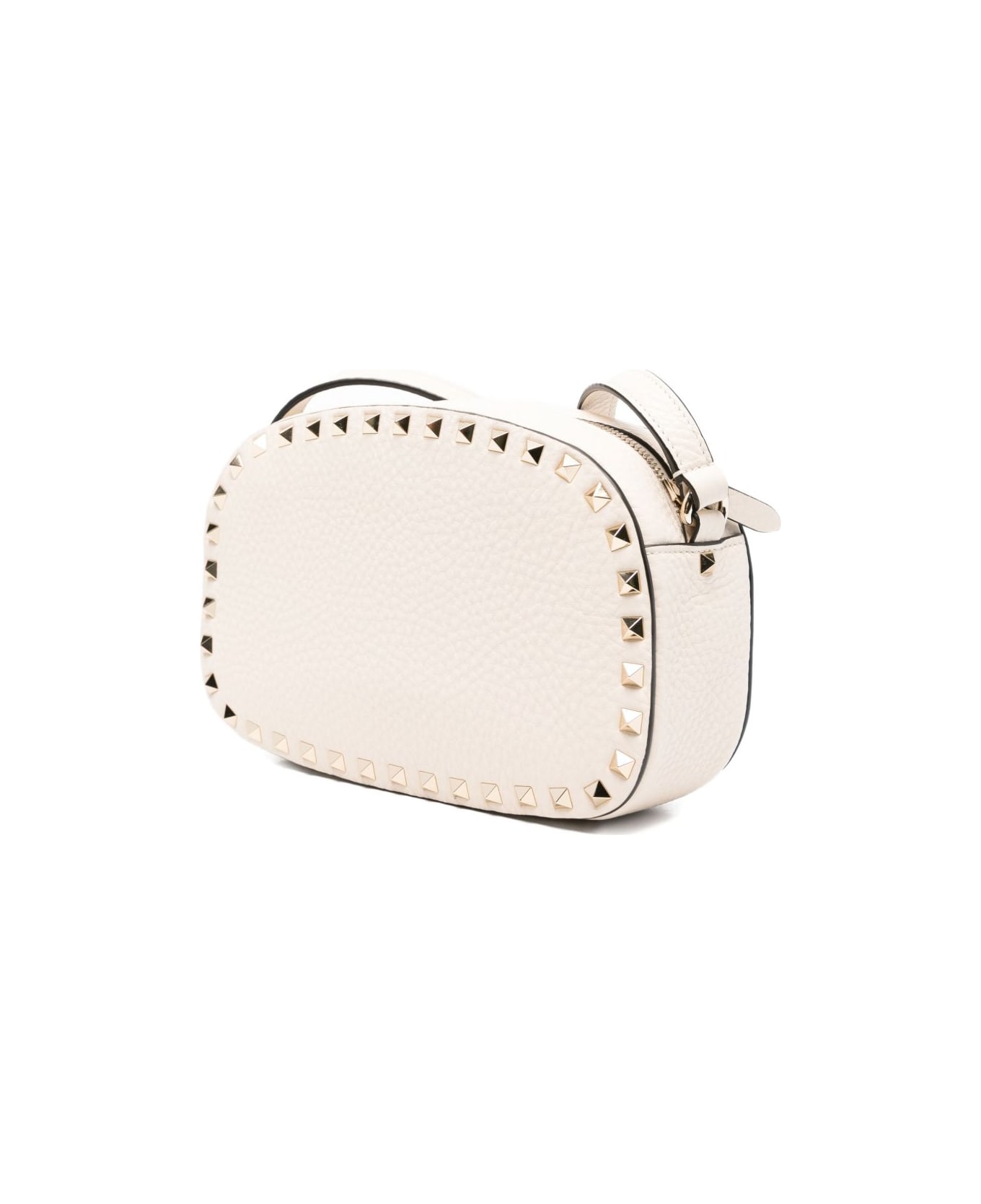 Valentino Garavani Mini Rockstud Shoulder Bag - White