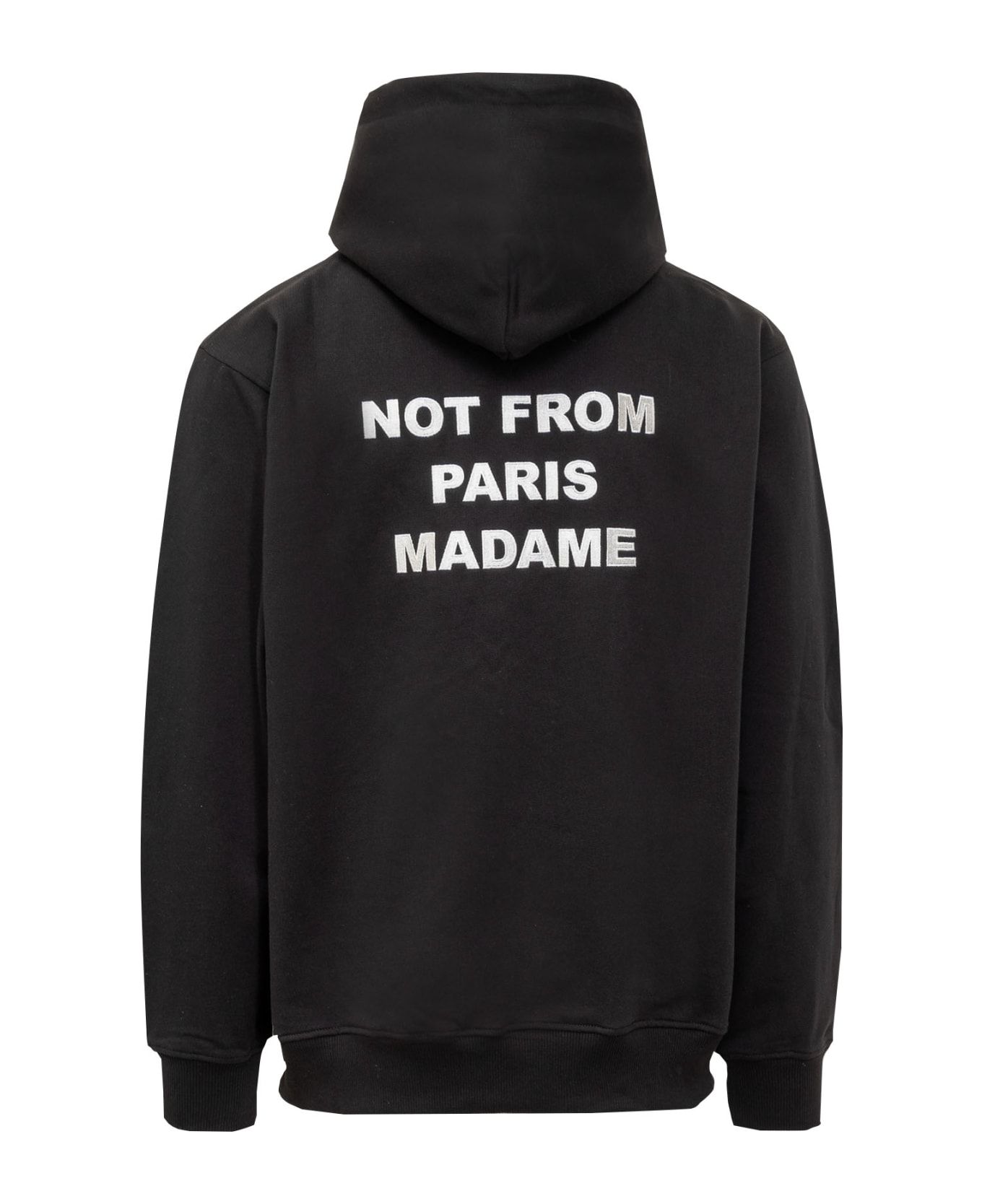 Drôle de Monsieur Le Slogan Hoodie - Black