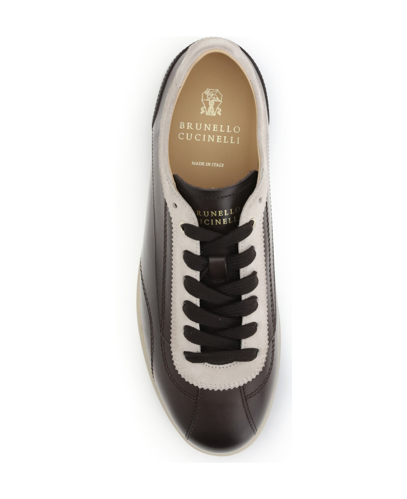 Brunello Cucinelli Calfskin And Suede Sneakers スニーカー