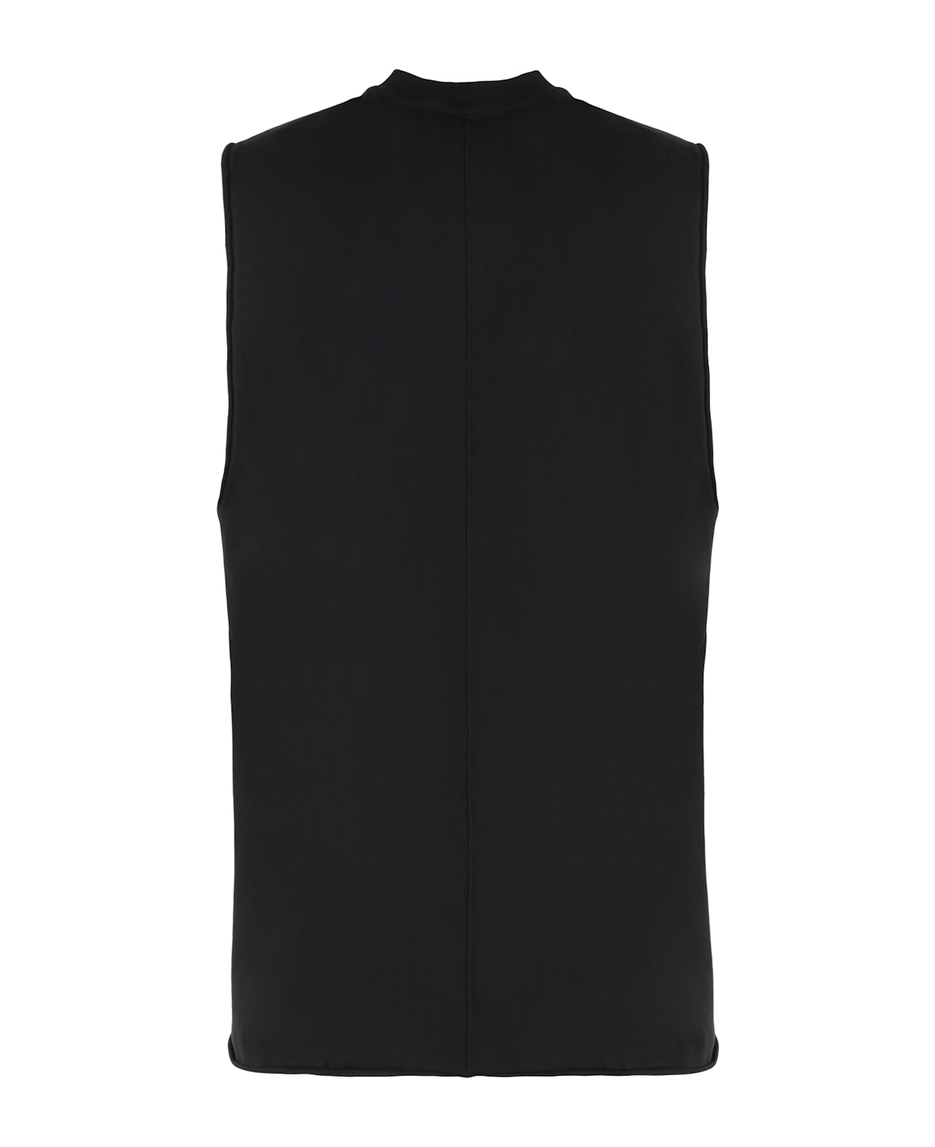 Rick Owens Tank Top In Cotton - black