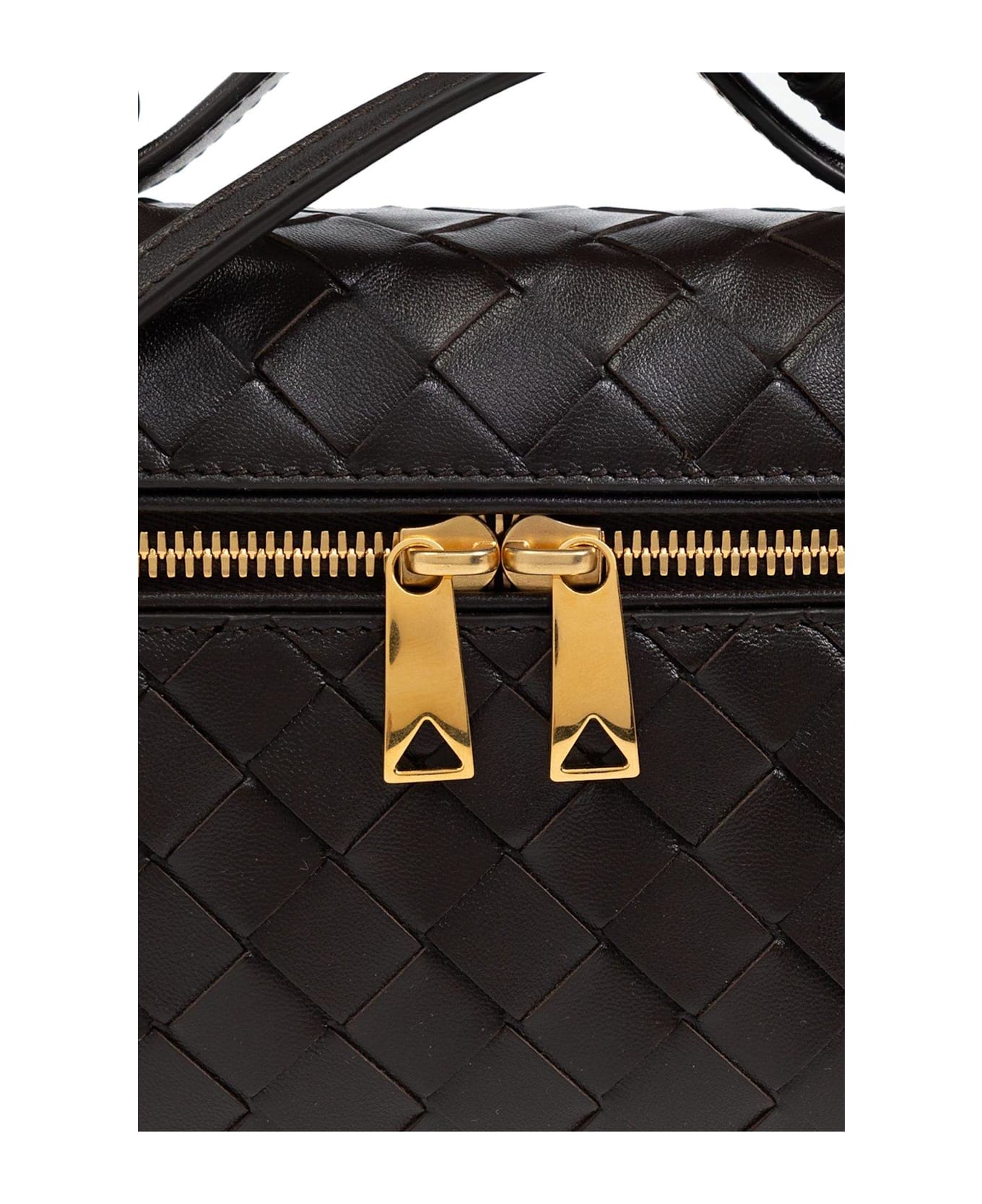Bottega Veneta Bang Bang Zipped Vanity Case - BROWN トラベルバッグ