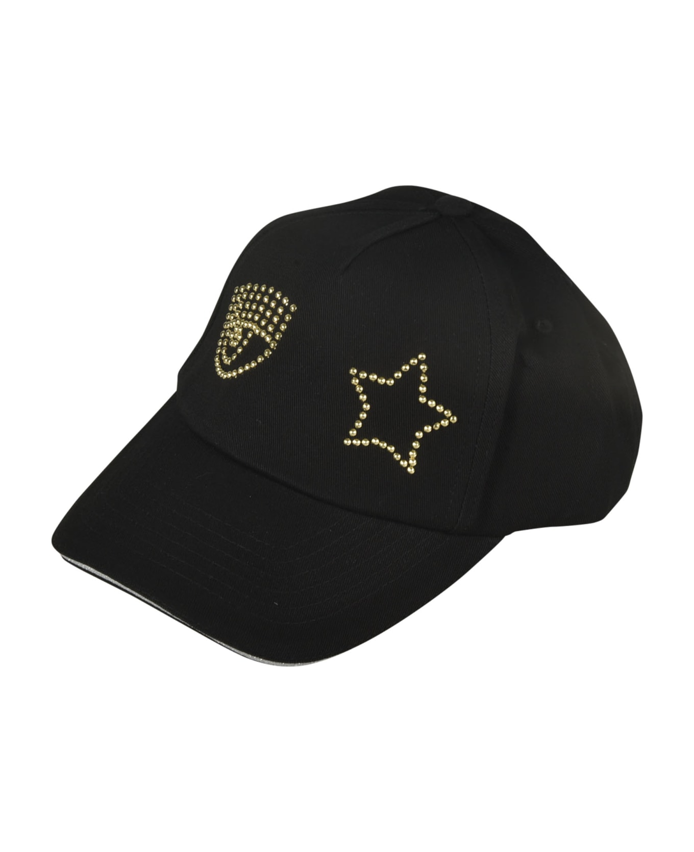 Chiara Ferragni Eye Star Cap - Black 帽子