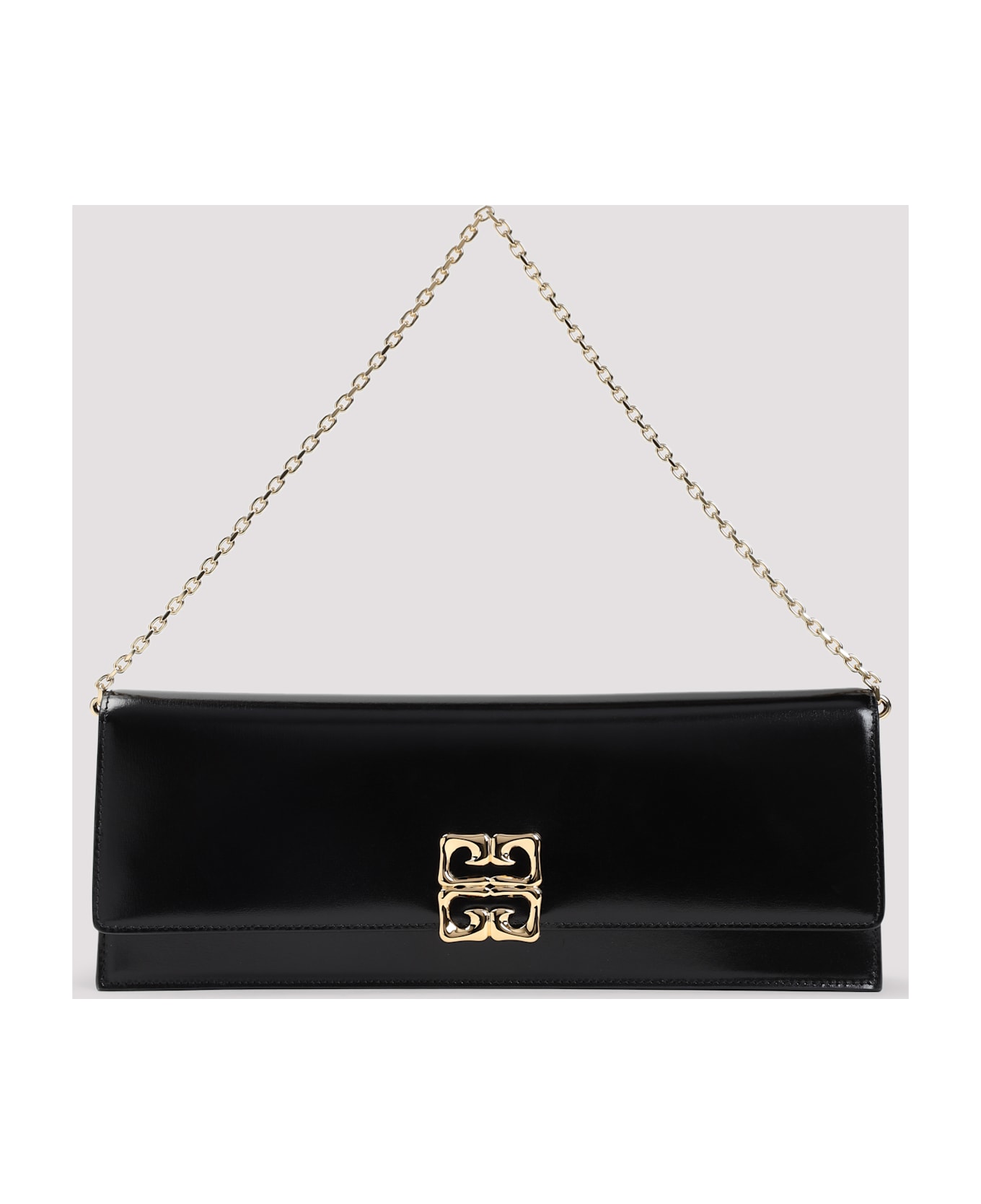 Givenchy 4g Liquid Clutch - Black