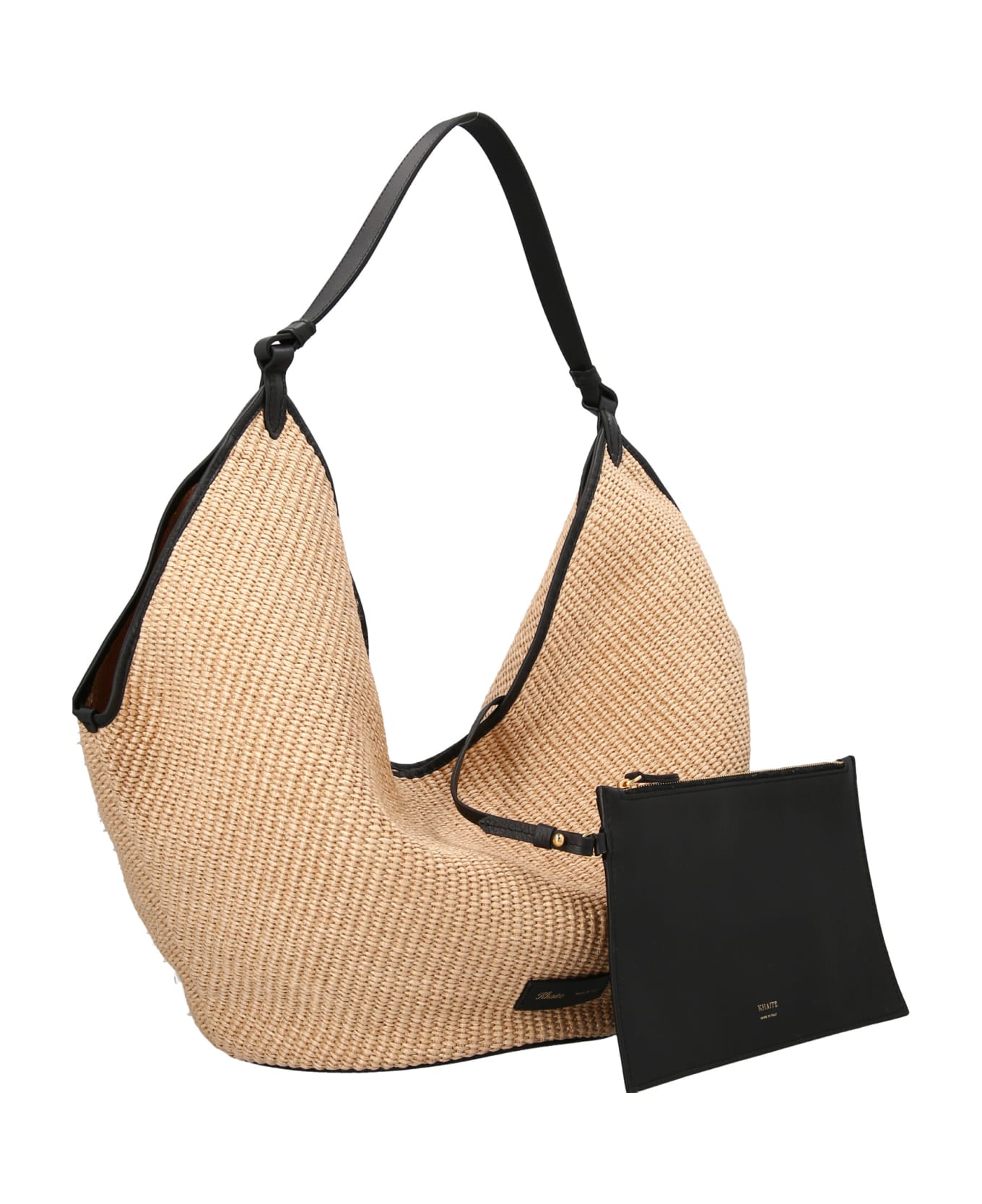 Khaite 'lotus' Midi Shopping Bag - Beige