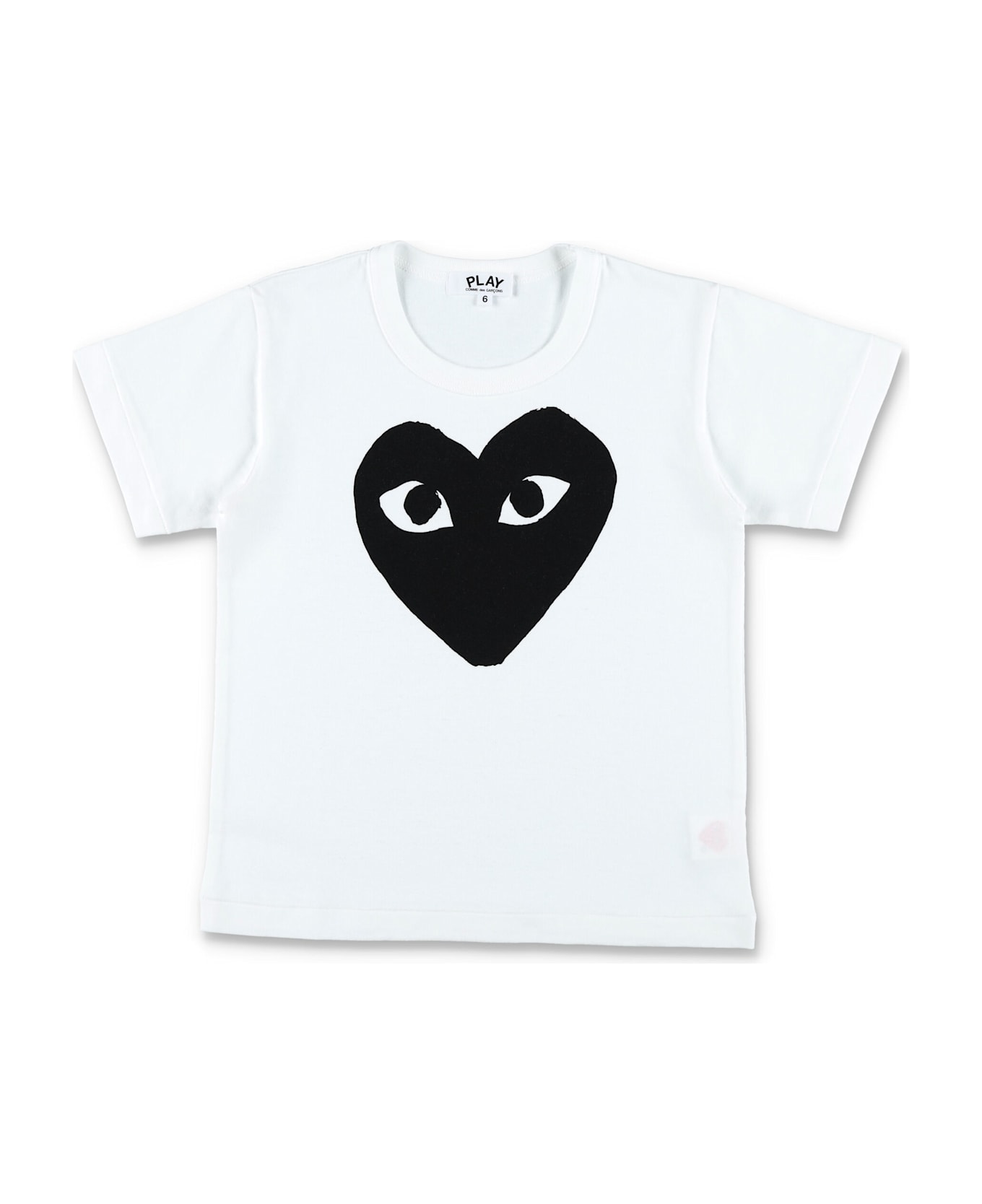 Comme des Garçons Play Tee Big Black Heart - WHITE/BLACK