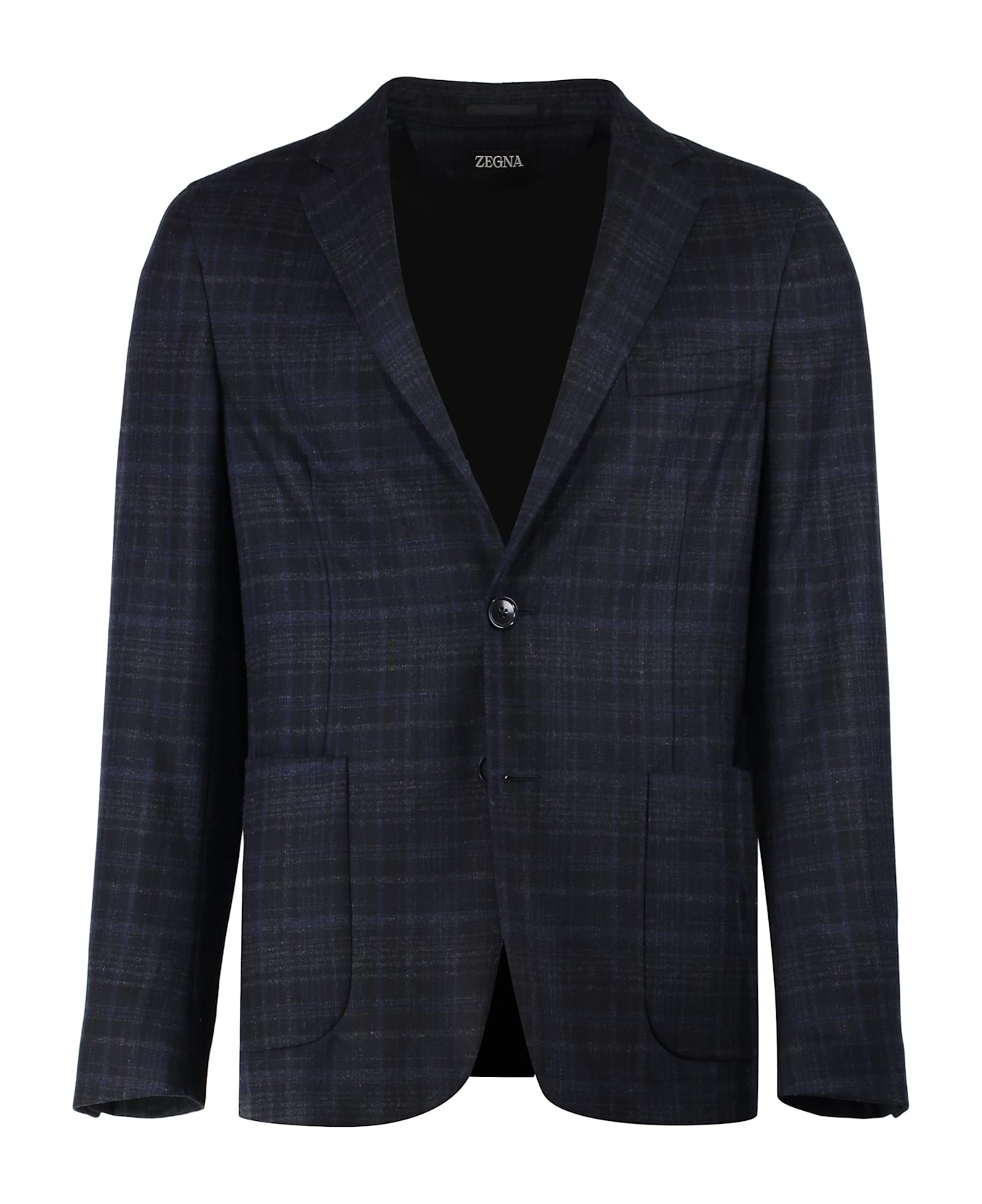 Zegna Single-breasted Two-button Jacket - blue