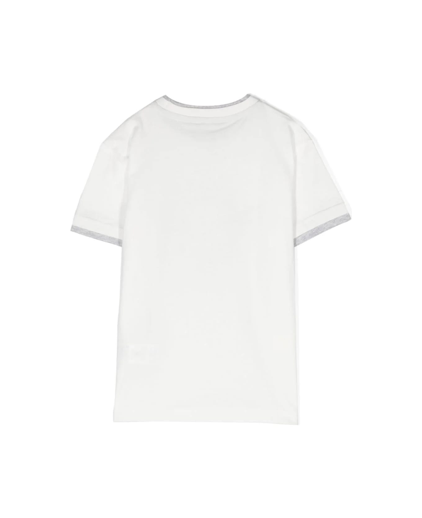Eleventy White T-shirt With Graphic Print - White