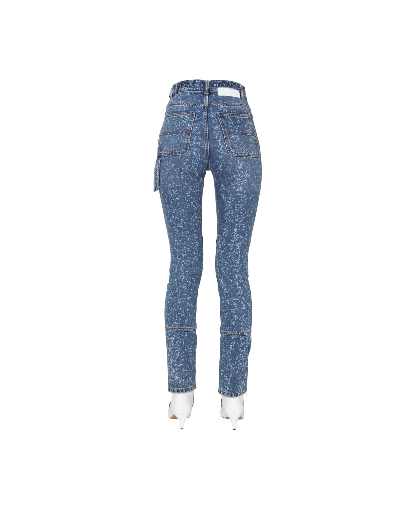 MSGM Skinny Fit Jeans - BLUE デニム