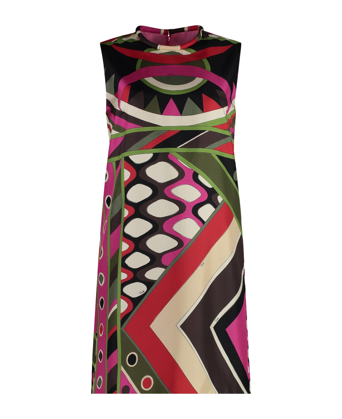Pucci Printed Silk Dress - Multicolor ワンピース＆ドレス