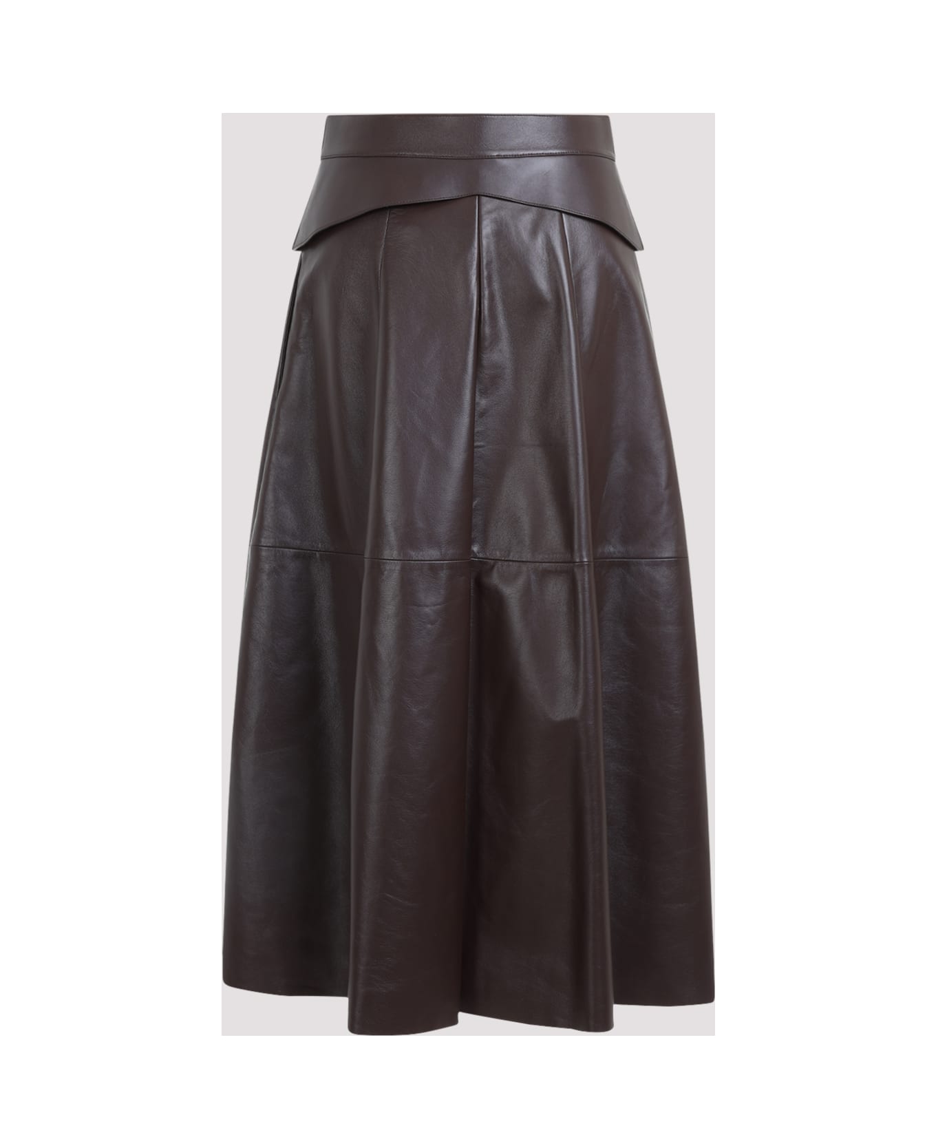 Ralph Lauren Millie Mid A-line Skirt - Mocha