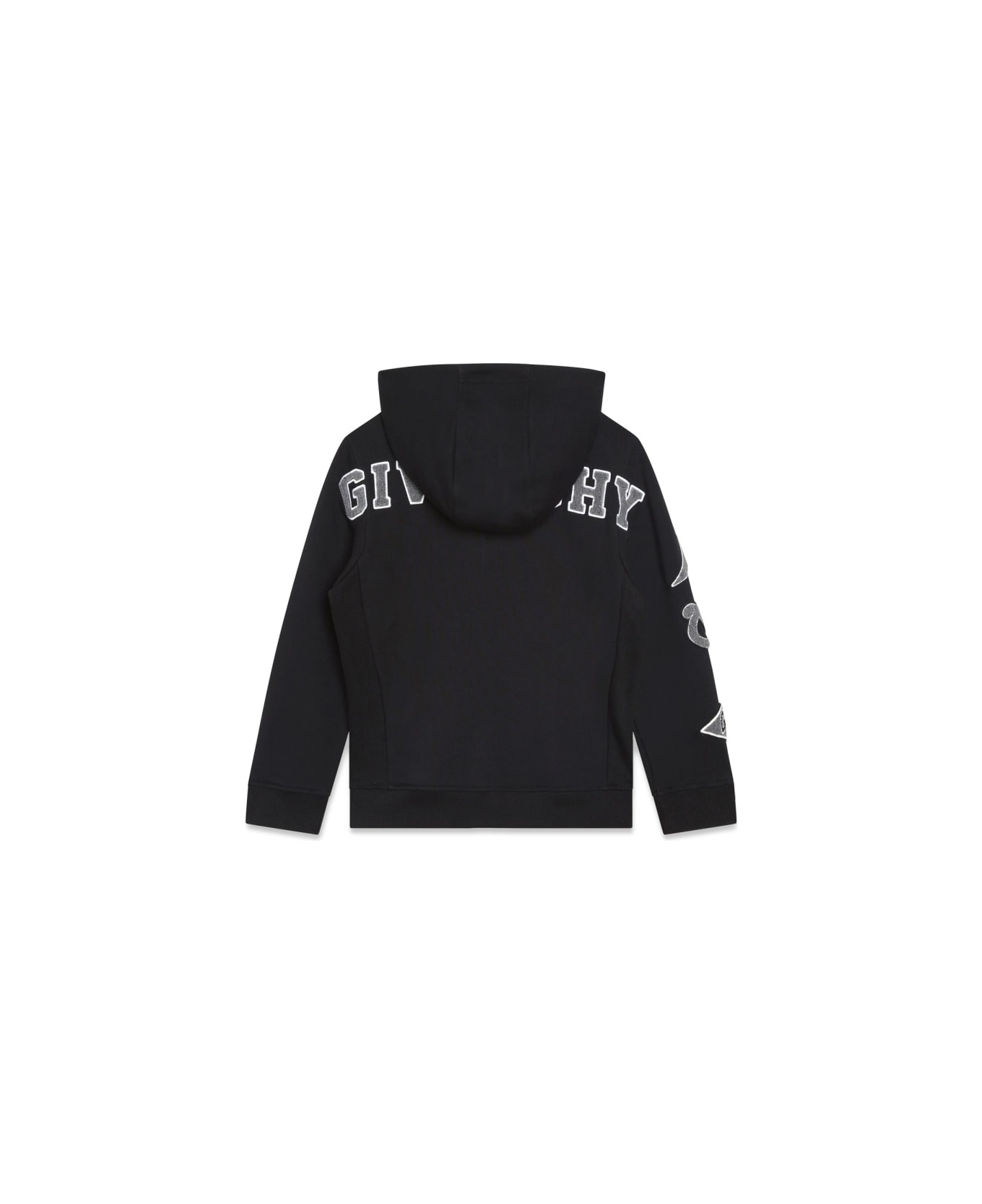 Givenchy Zipper Hoodie - BLACK